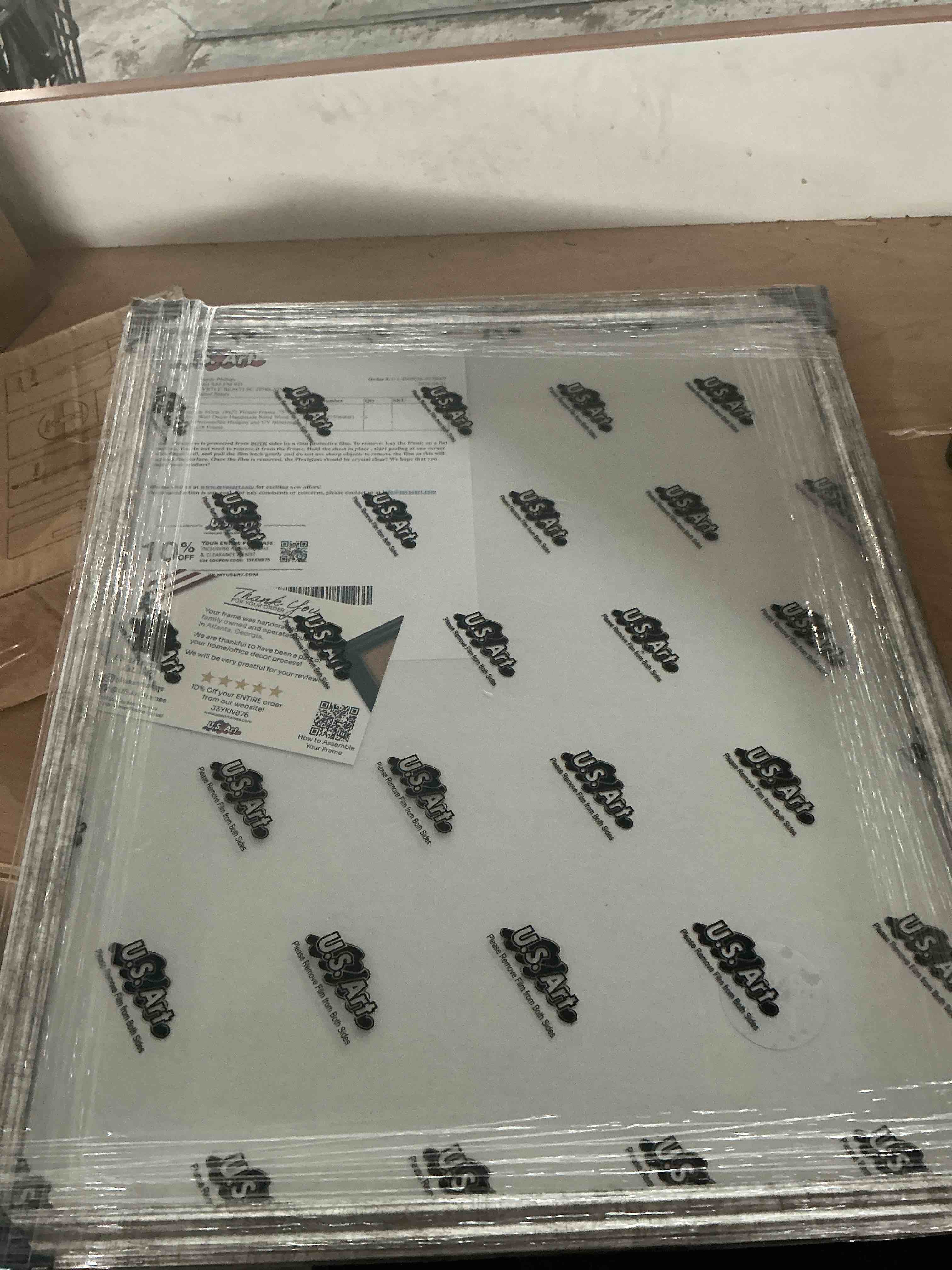 Condition photo showing Brand New for 18x22frame distressed gray, rustic 22x14 picture frame grey, art pic poster frame, 14 by 22 gallery family concert portrait photo frame anniversary/birthday/wedding/thank you/christmas gift