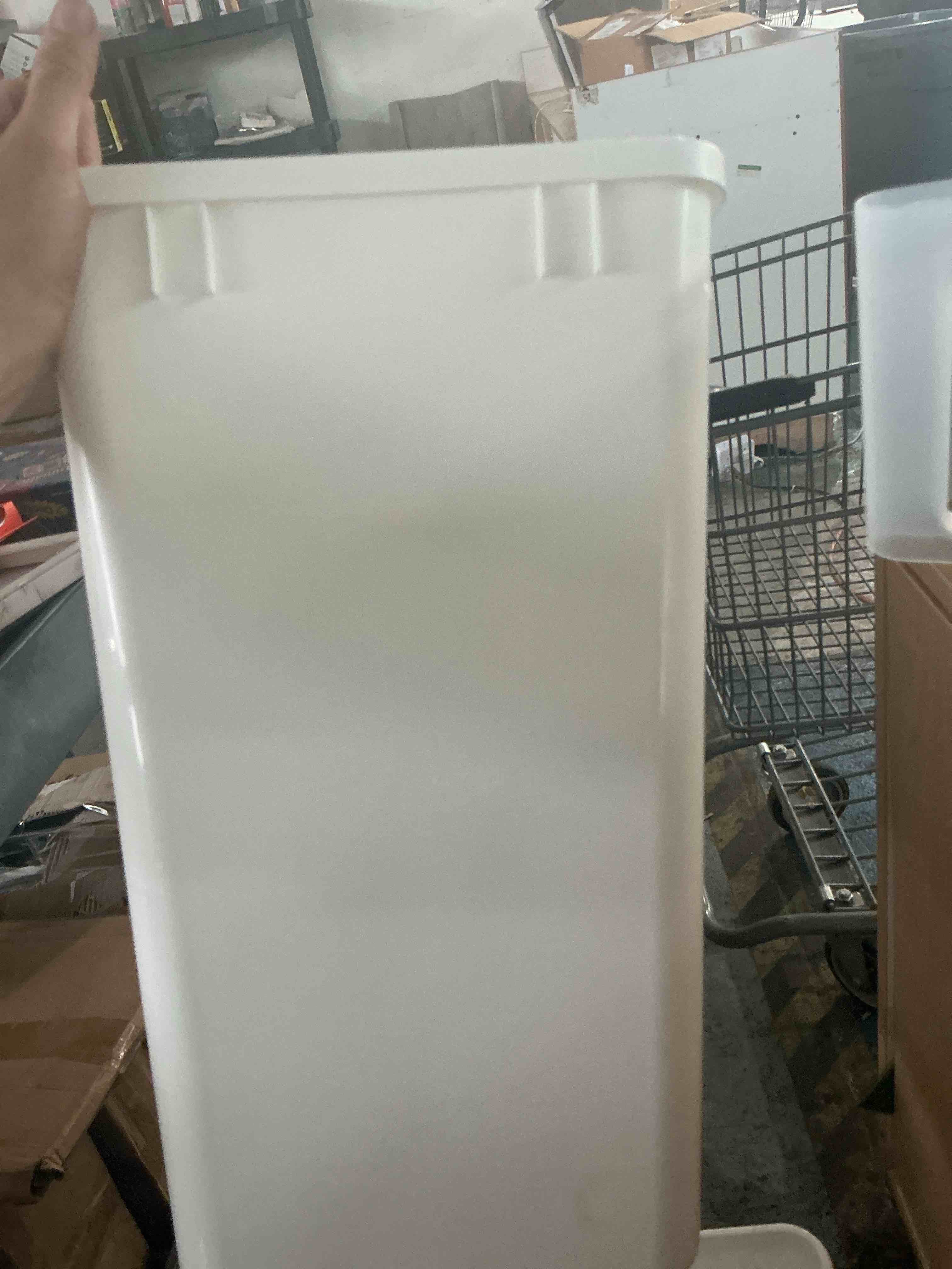 Condition photo showing Brand New for rev-a-shelf polymer replacement waste bin white