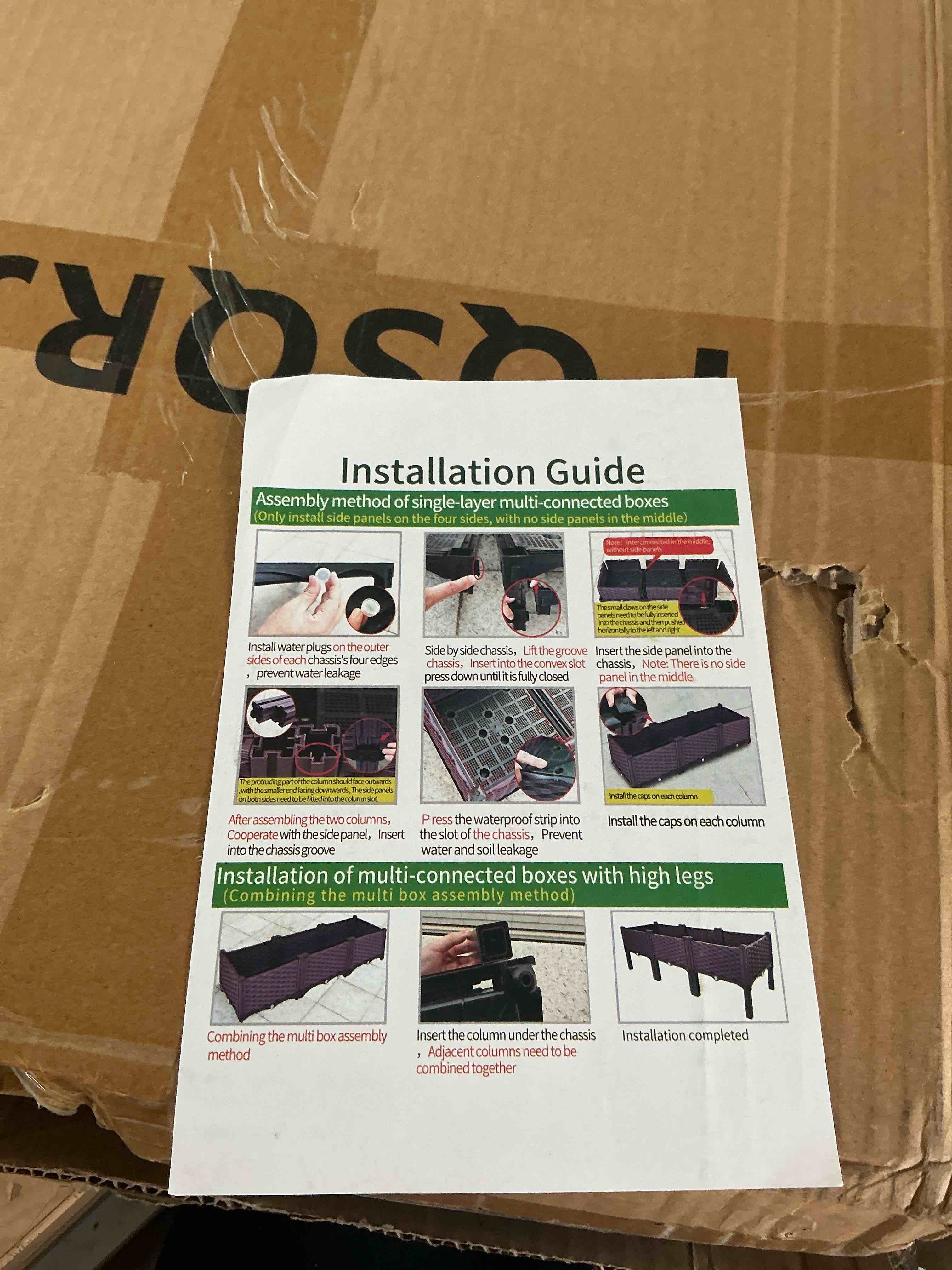 Condition photo showing New/Like New for kalolary 3 sets raised garden bed elevated garden bed with legs patio plant boxes vegetable flowers planting raised container for indoor outdoor plant fence balcony yard gardening supplies