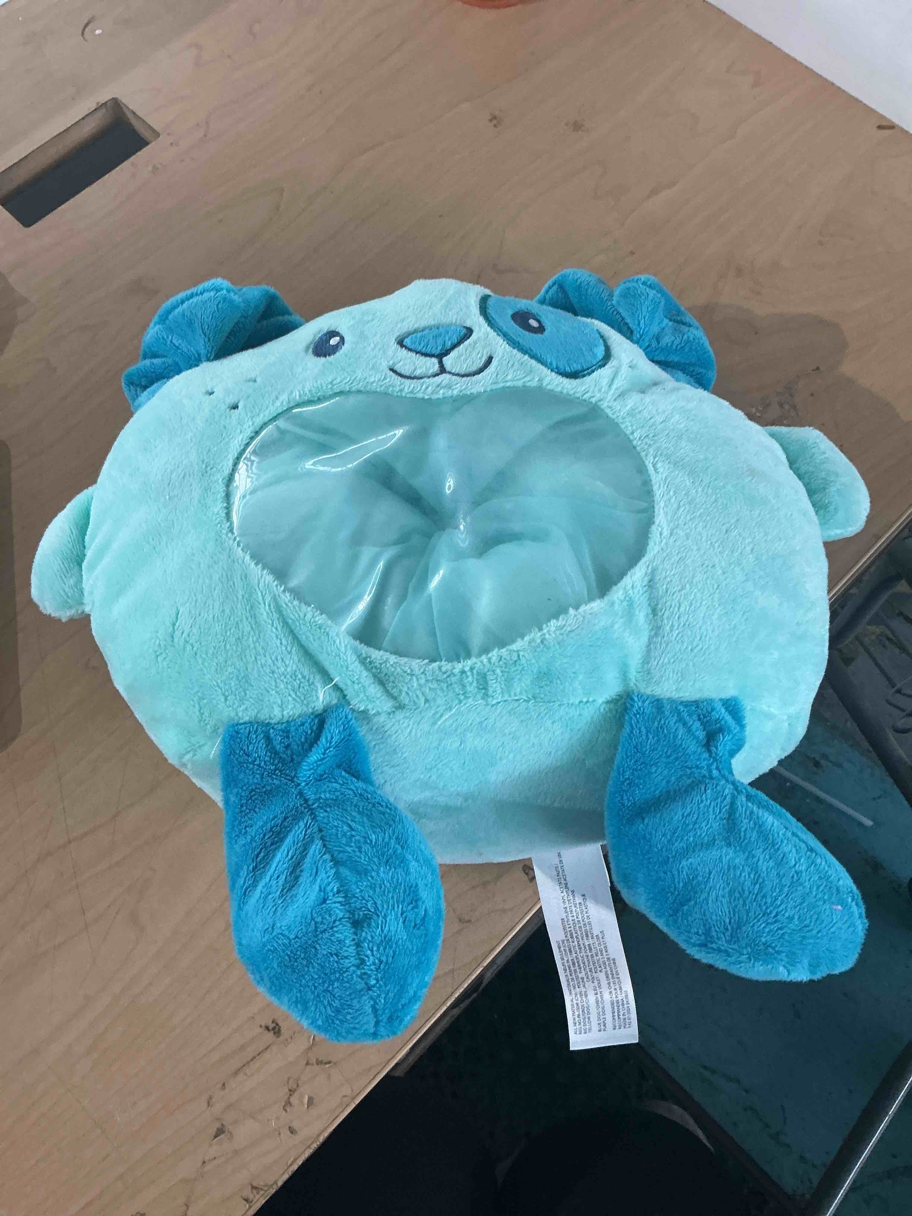 Condition photo showing Good Condition for teeturtle reversible bee plushie 4-inch pink + blue two-sided flip plush toy with embroidered details - cute mini collectible plush for kids, teens, and adults