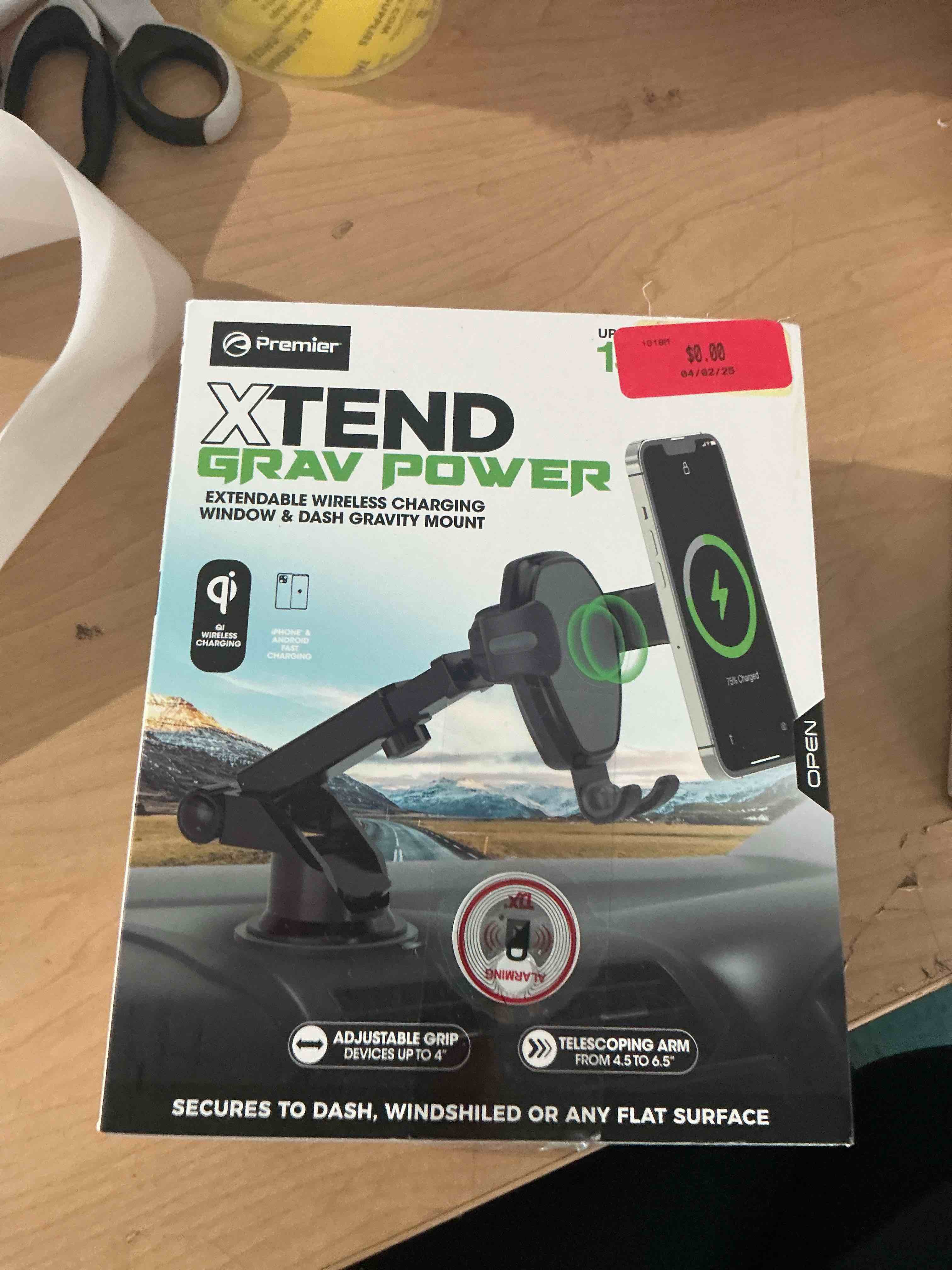 Condition photo showing New/Like New for iottie easy one touch 5 dashboard & windshield universal car mount phone holder desk stand with suction cup base and telescopic arm for iphone, samsung, google, huawei, nokia, other smartphones