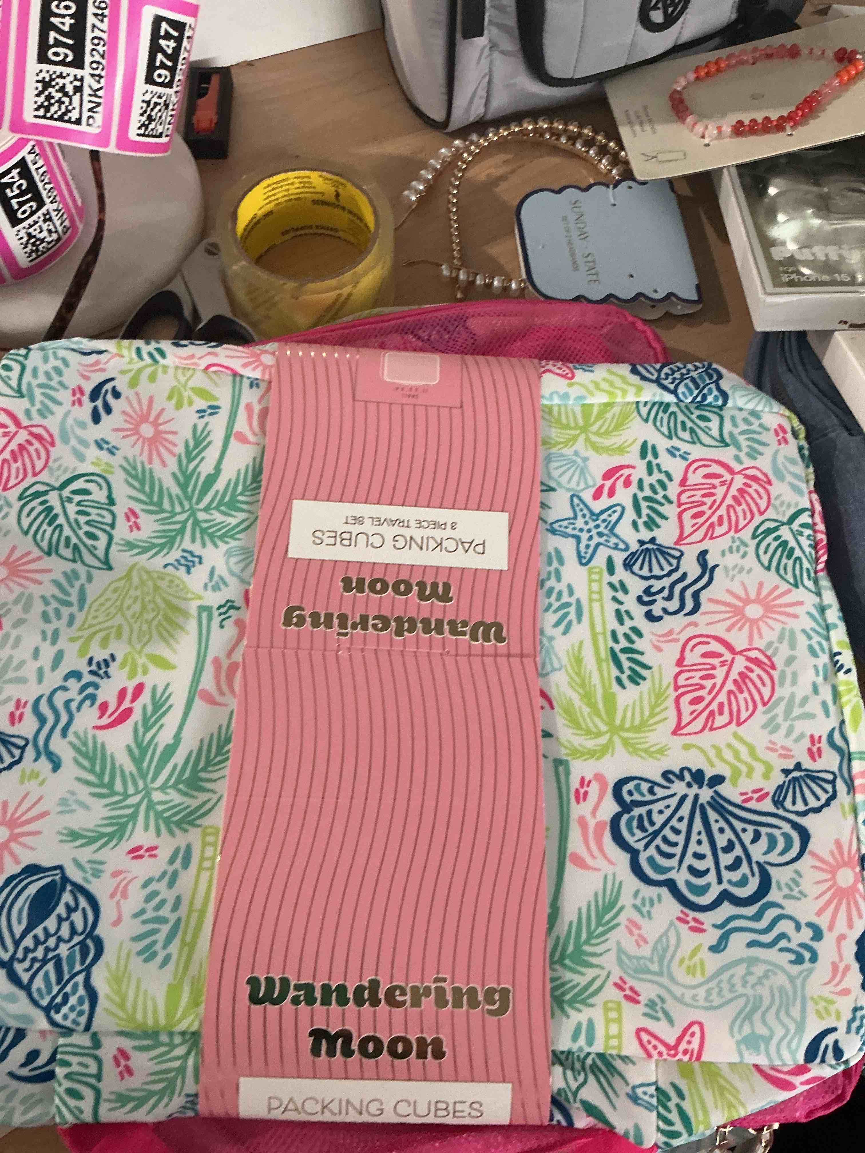 wondering packing cube three-piece travel set