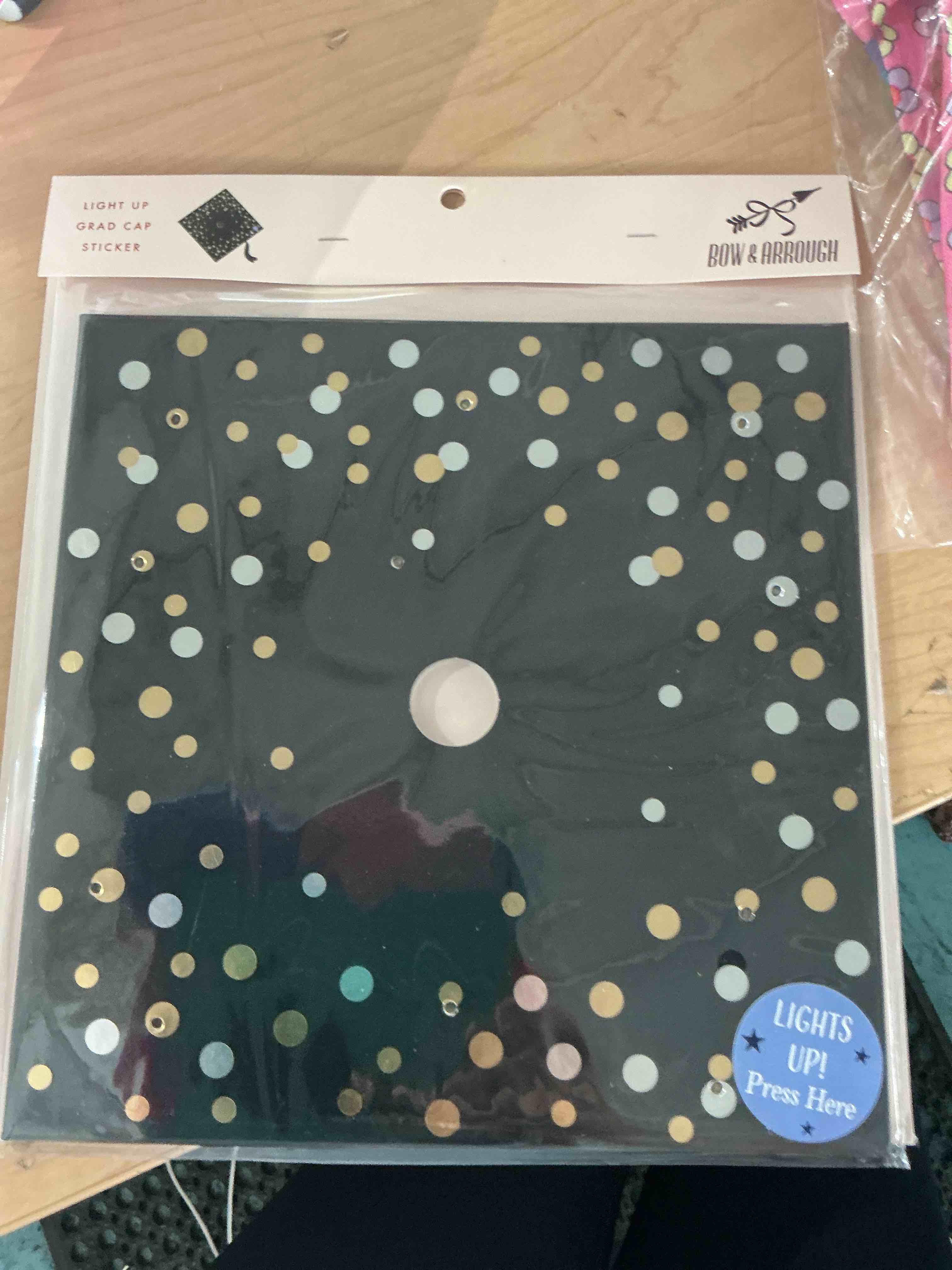 Condition photo showing New/Like New for construction paper for graduation cap decorations with 1 sheet glitter cardstock,diy graduation hat topper crafts scrapbook supplies (black)