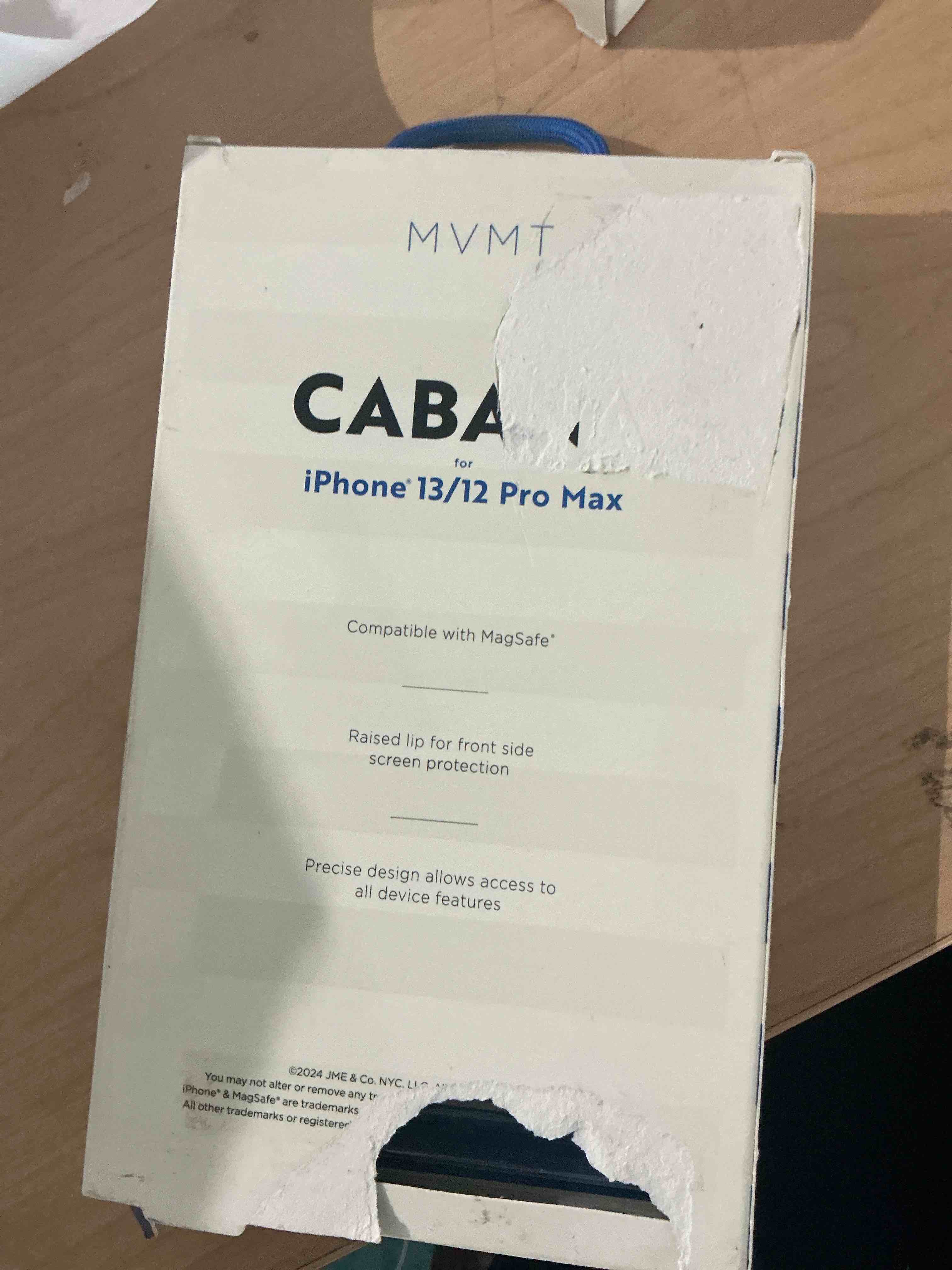 Condition photo showing New/Like New for mvmt cabana phone case for iphone 13–12 pro max