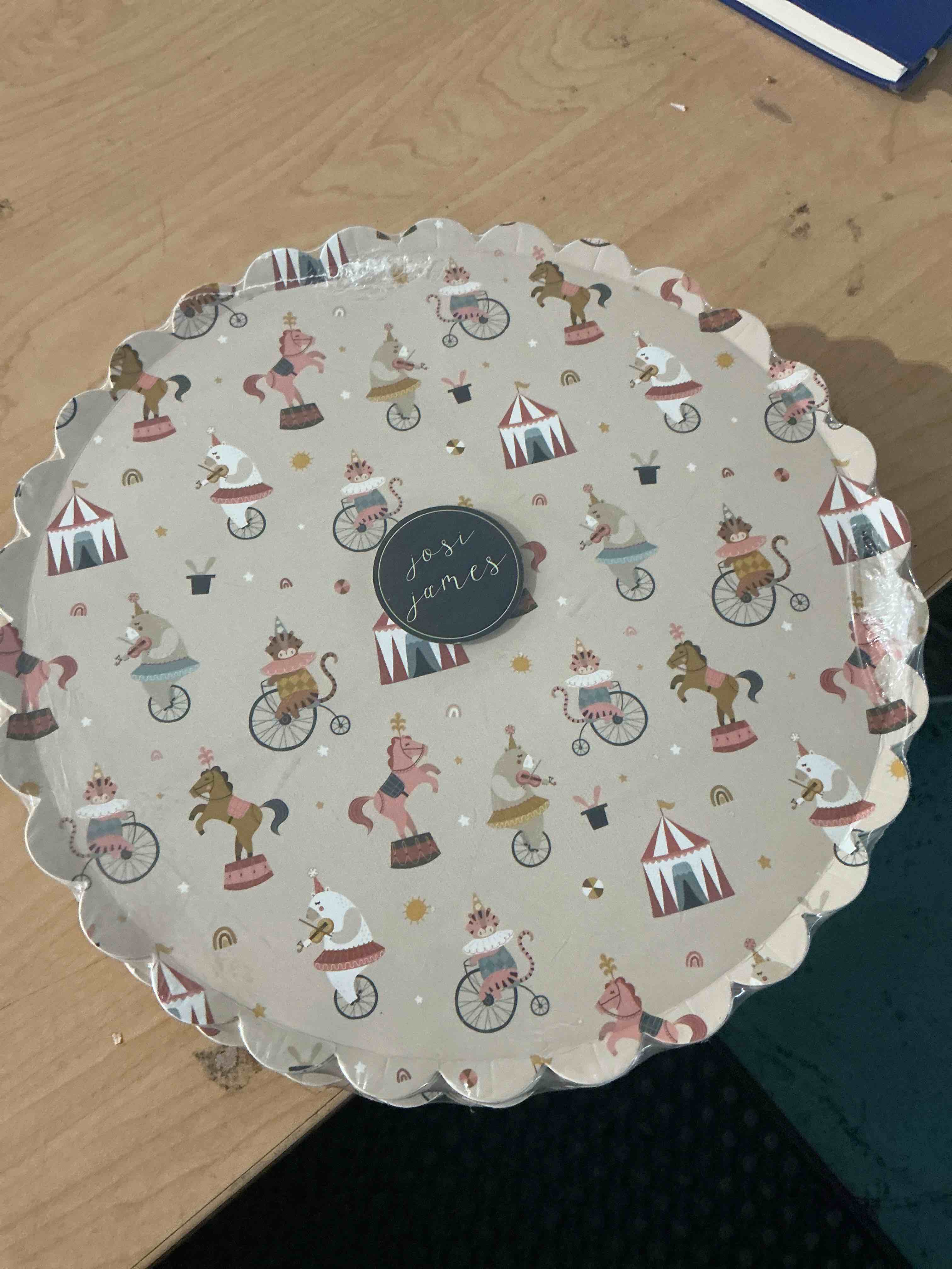citrus pattern paper dinner plate 16 count