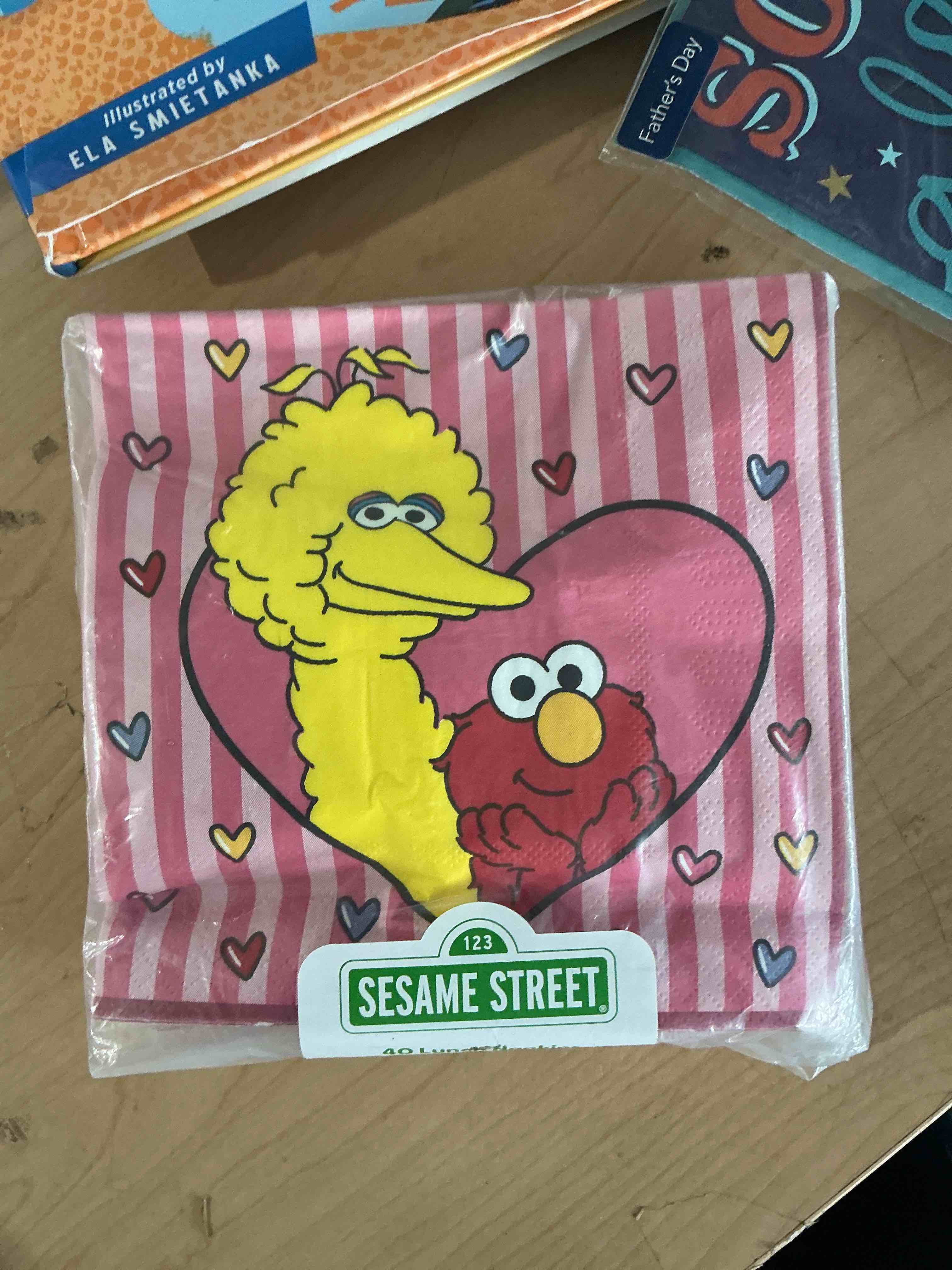 sesame street 40 lunch napkins