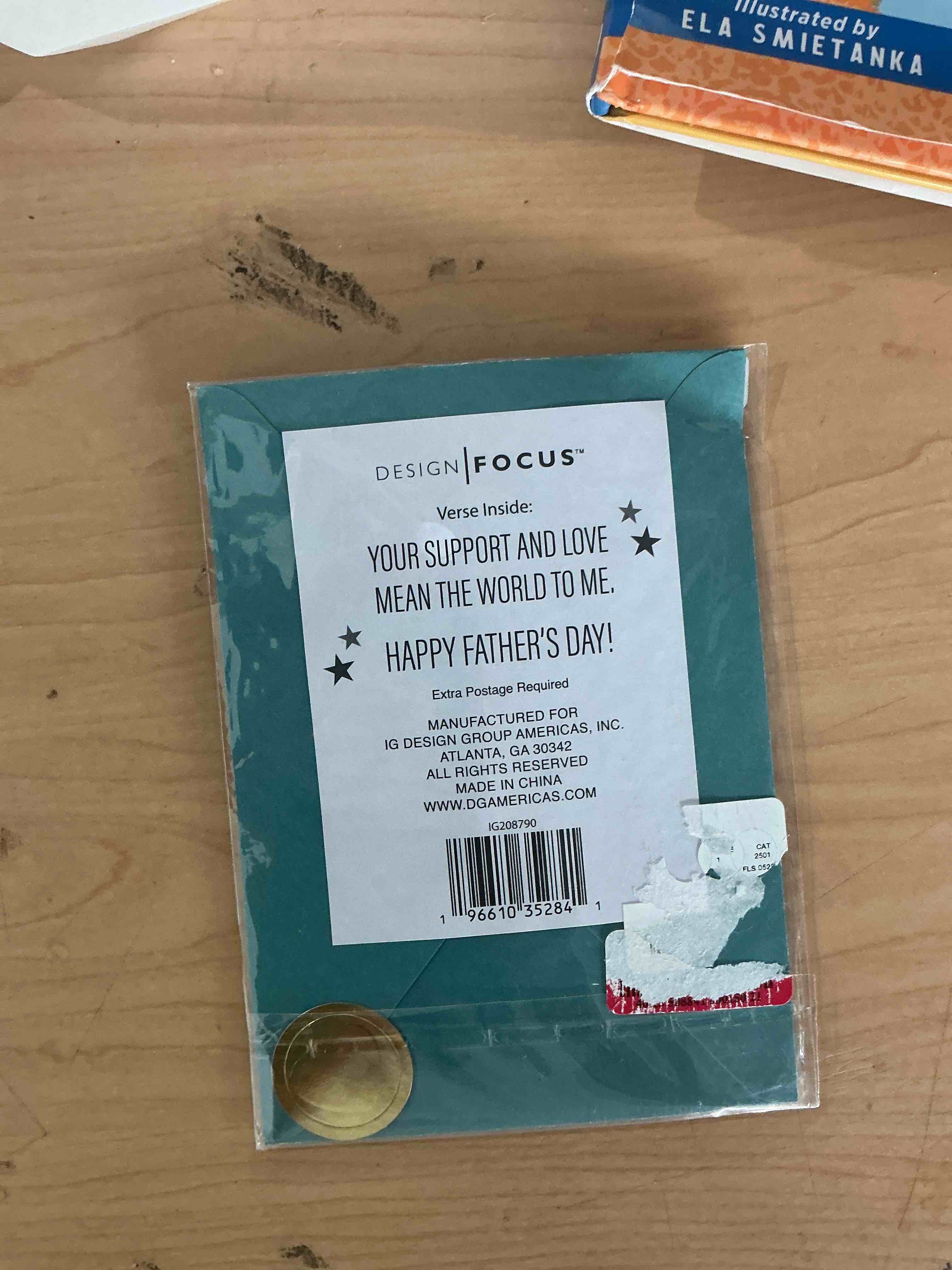 Condition photo showing New/Like New for father’s day card