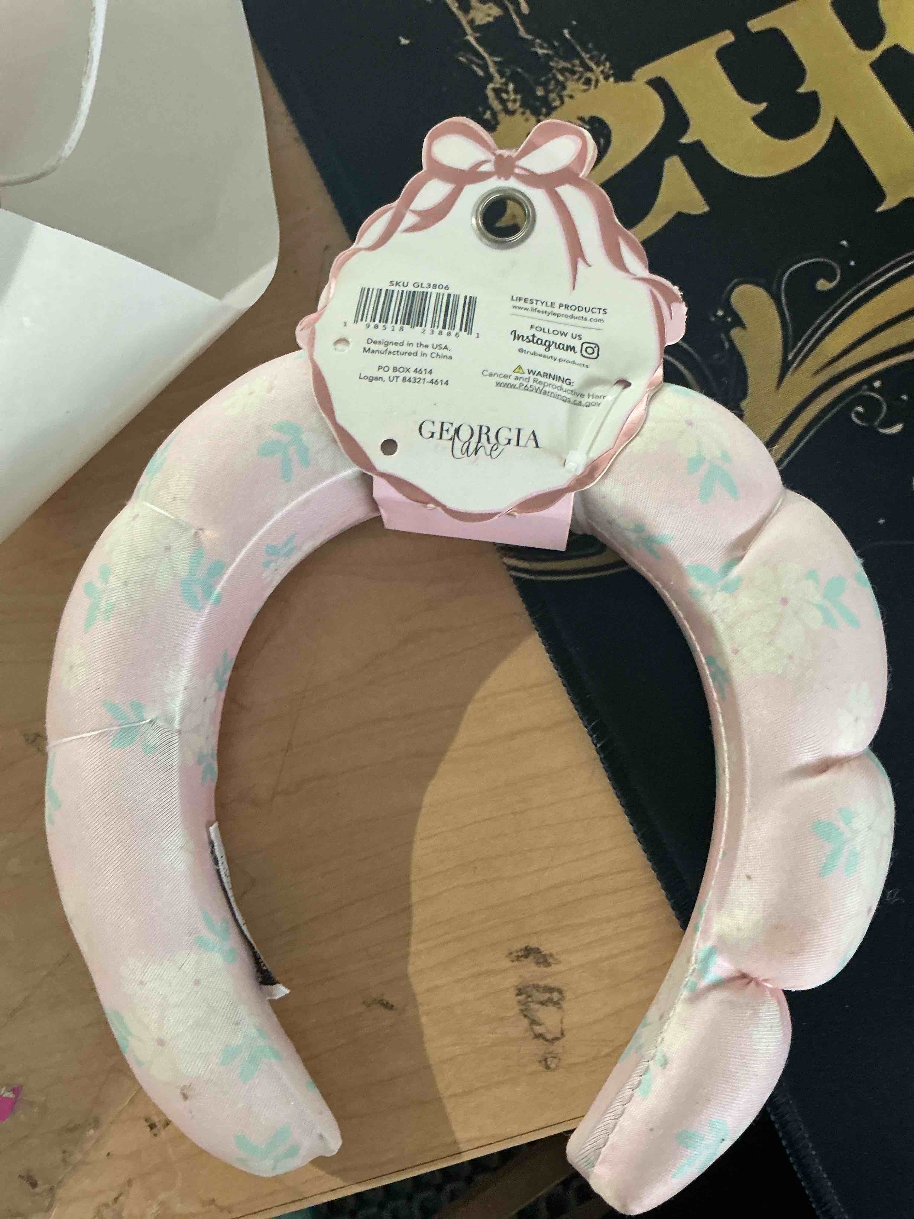 Condition photo showing As Is for beauty headband