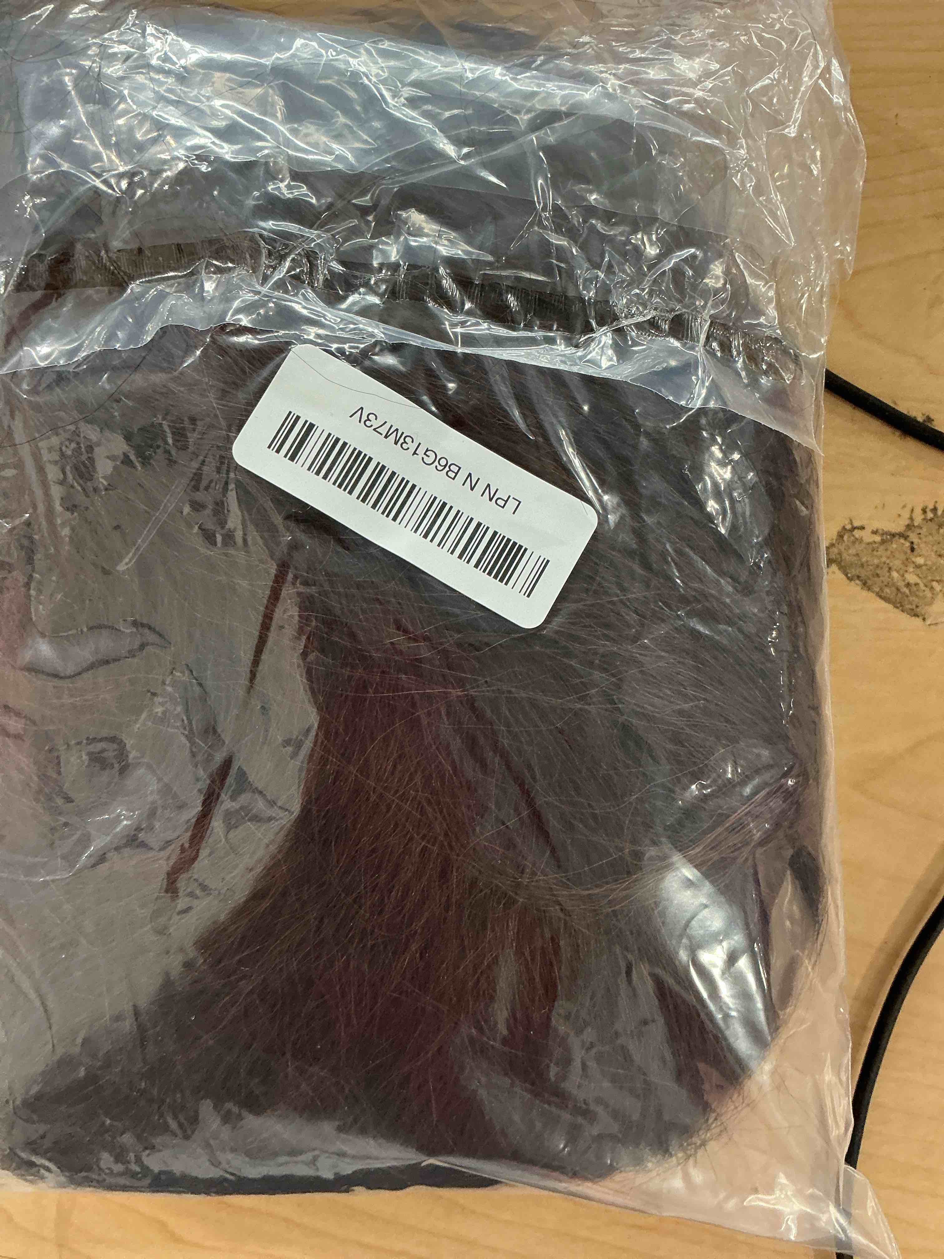 Condition photo showing Good Condition for long yaki straight drawstring ponytail for black women 20inch t30 shoulder length synthetic slight kinky straight ponytail extension clip in for daily party use(t1b/30 mix black and brown) 20" ponytail without bangs t1b/30 mix brown and black