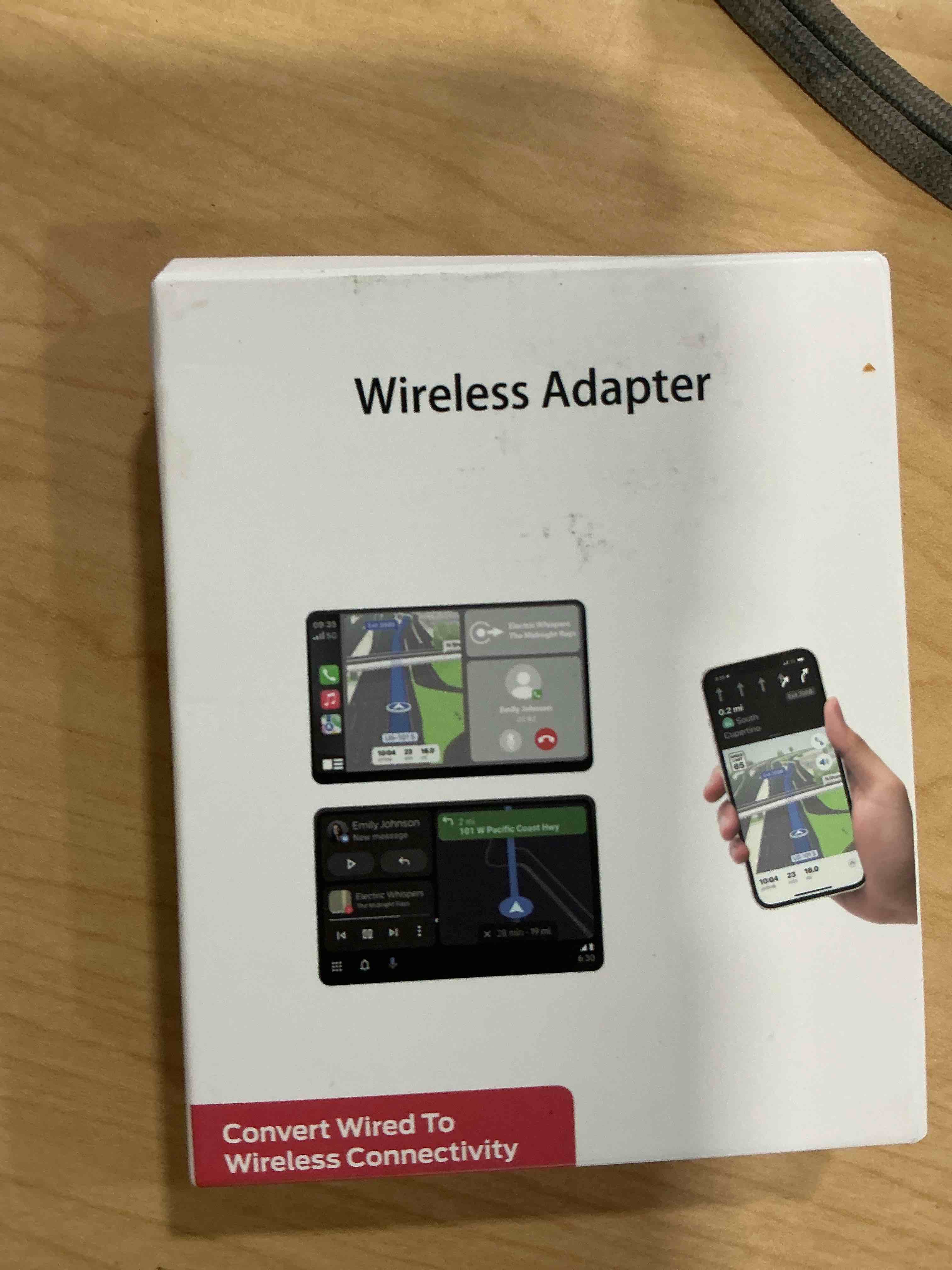 Condition photo showing Good Condition for mini wireless carplay adapter for iphone - carplay wireless adapter car play dongle, wired to wireless, compatible with iphone ios 10+, silver