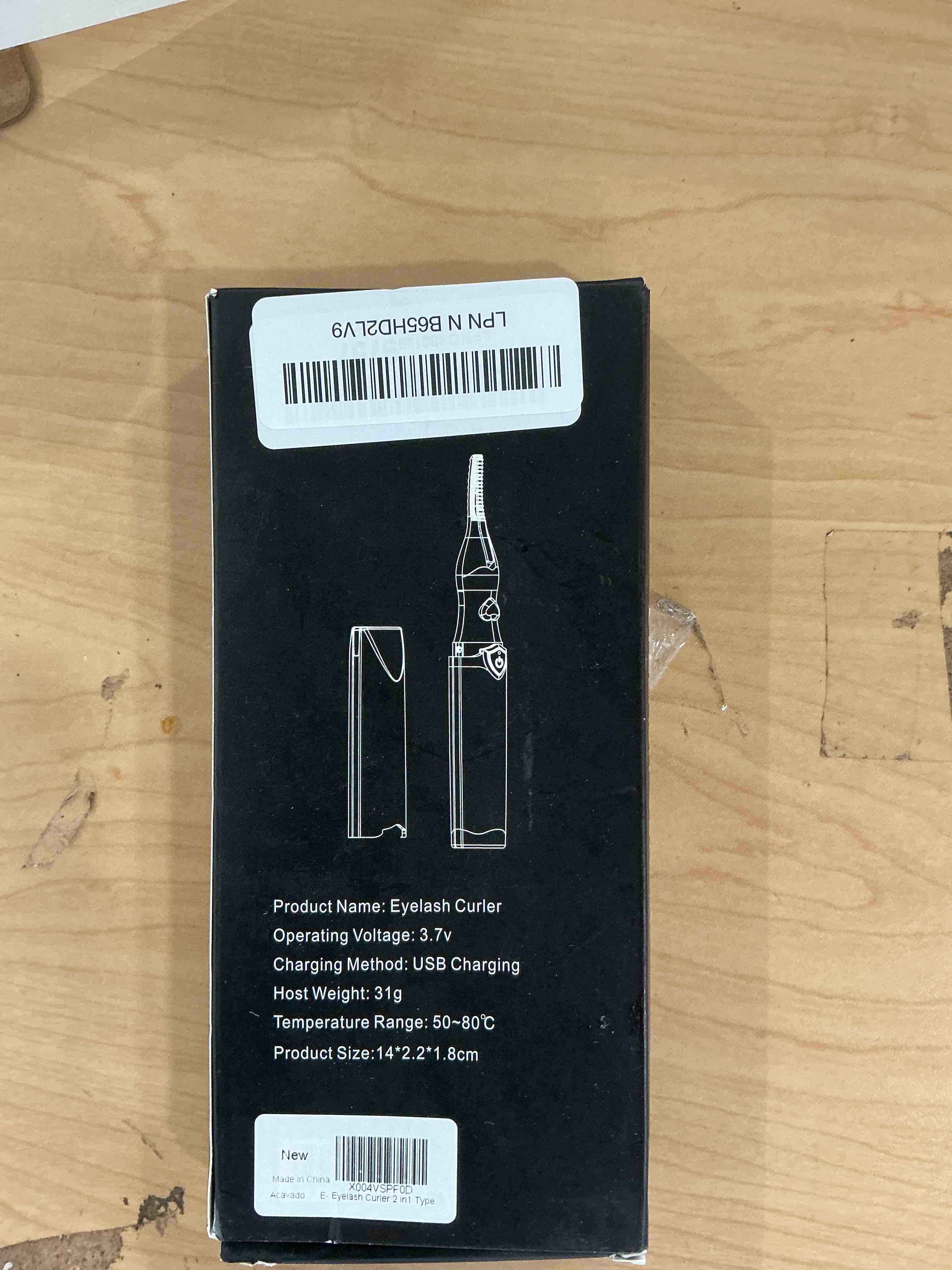 Condition photo showing Good Condition for heated eyelash curler - 2-in-1 clip-type design, 3 temperature modes, usb rechargeable electric eyelash curler, natural curling 24h long-lasting curl, gift for women, brown black a1