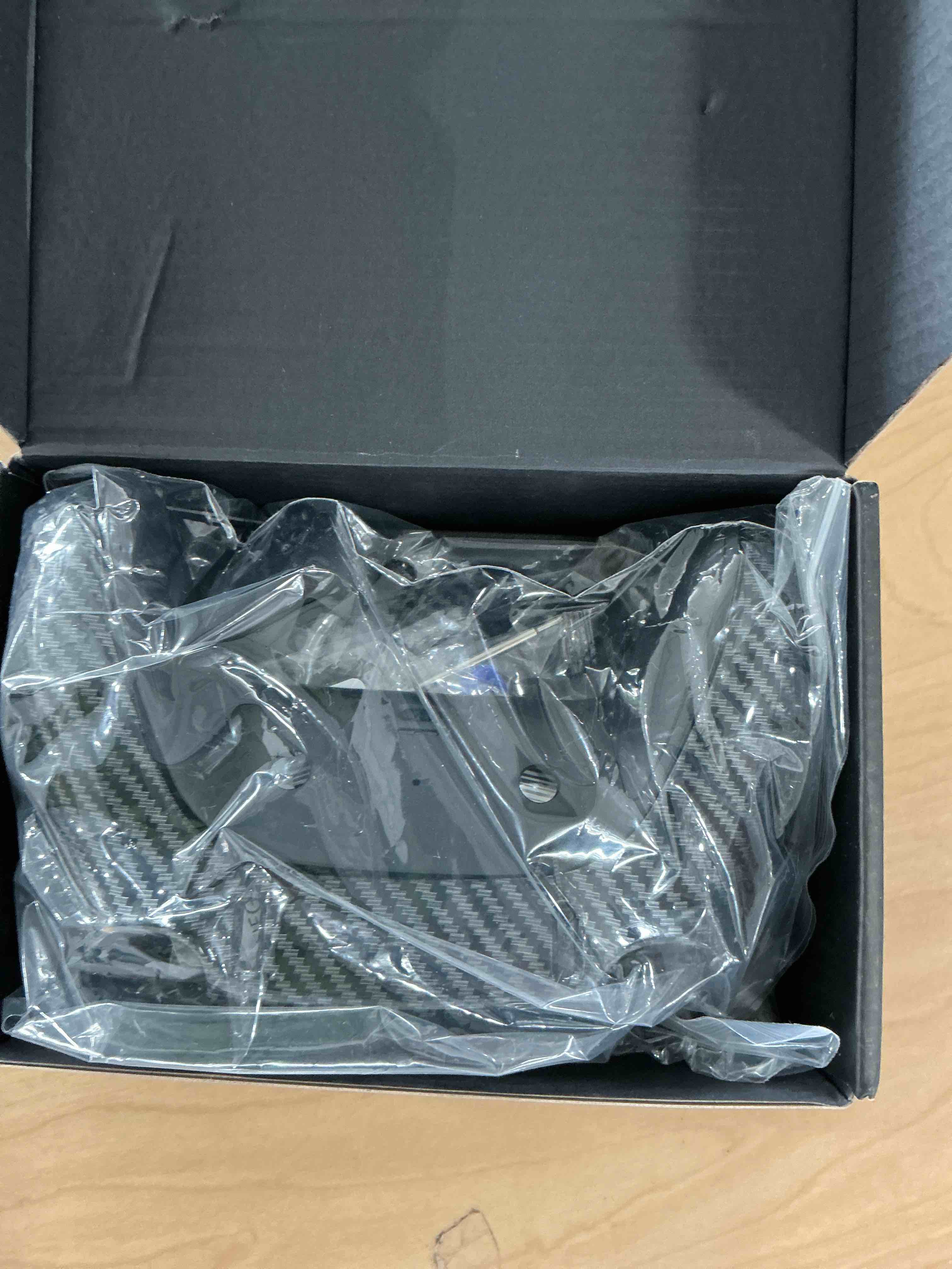 Condition photo showing Good Condition for extremerate full set shell with buttons touchpad cover compatible with p s 5 edge controller, graphite carbon fiber replacement decorative trim front back plates compatible with p-s-5 edge controller