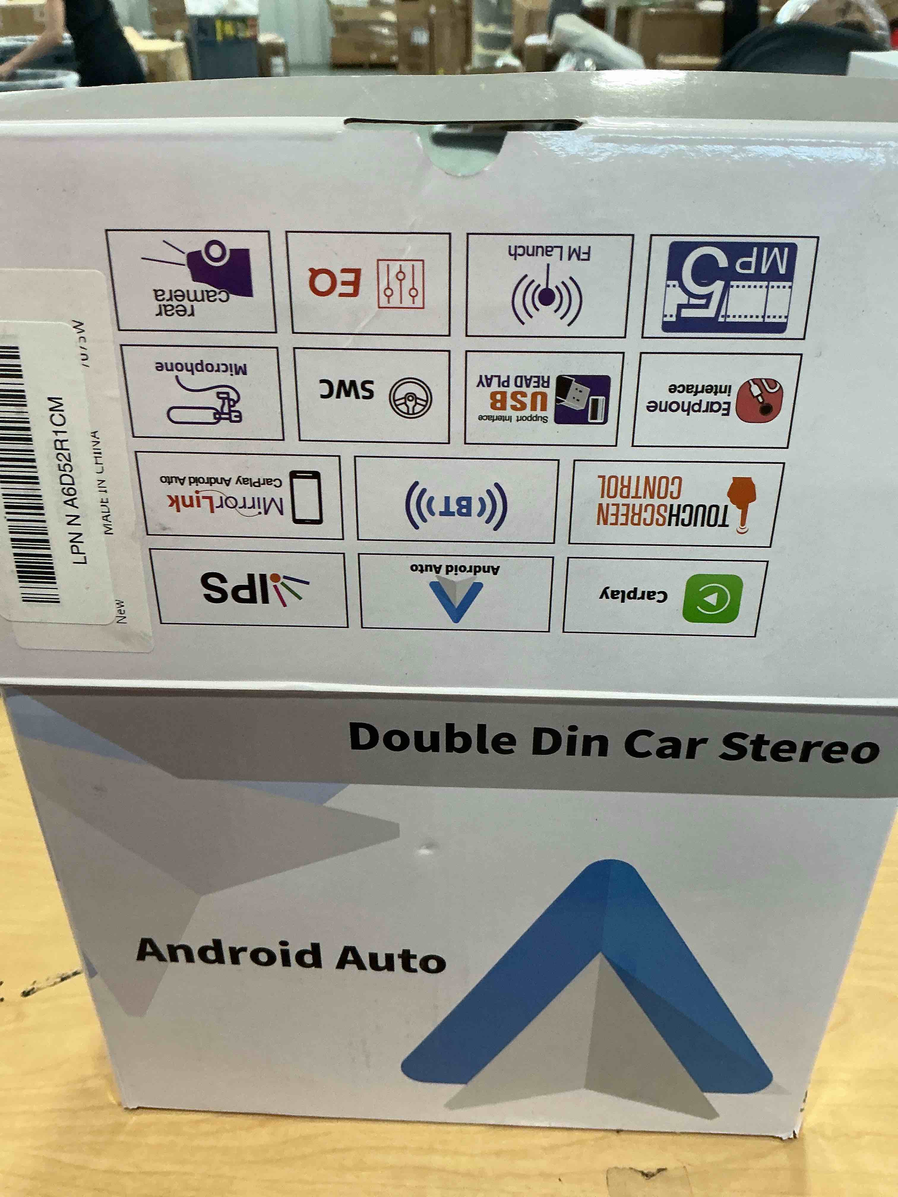 Condition photo showing Good Condition for wireless double din car stereo works with apple carplay,7 inch hd 1024 * 600 touchscreen with bluetooth 5.1,fm car radio,gps navigation,backup camera,android auto,voice control,usb/aux/tf/swc no cords included