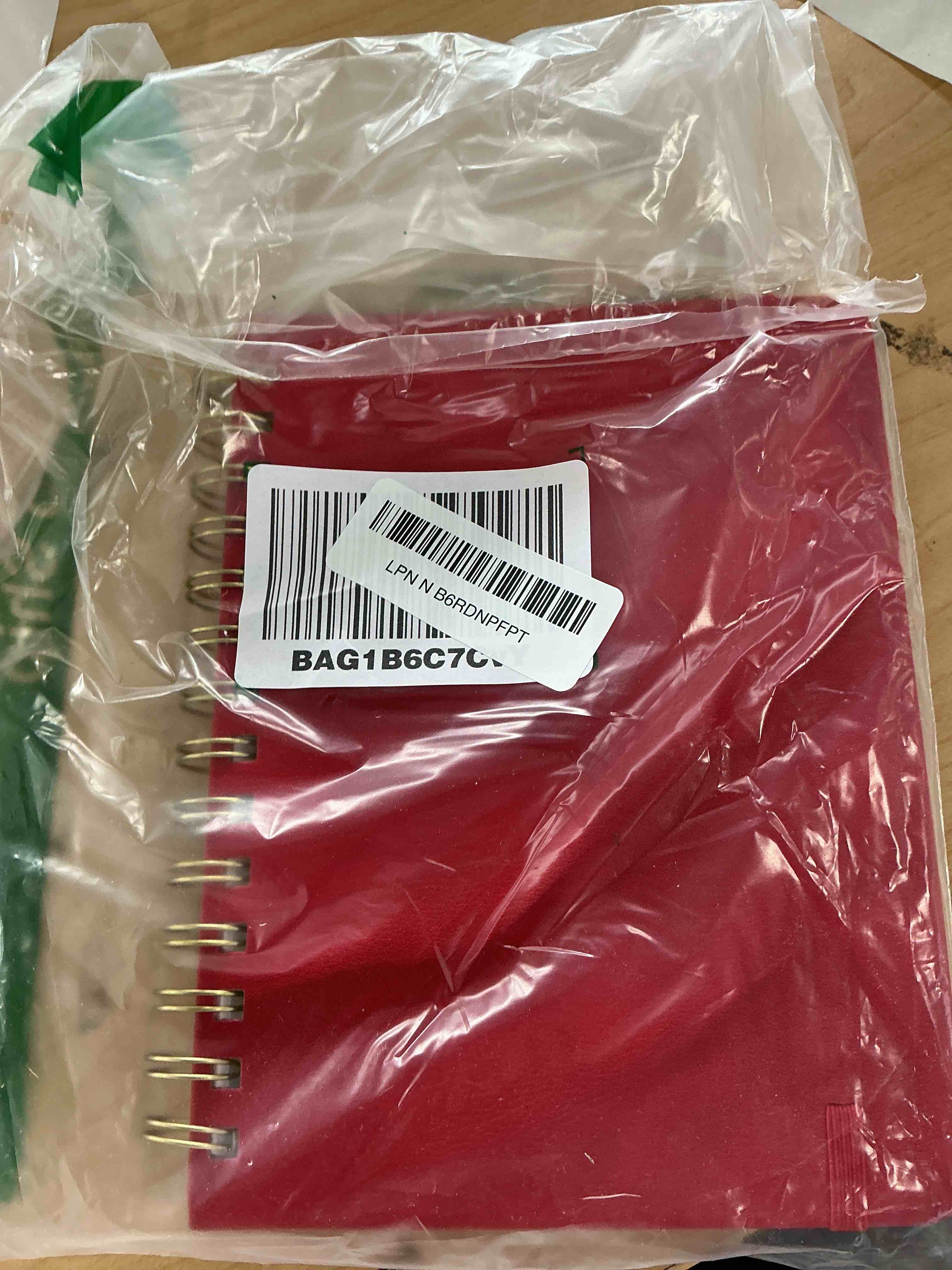 Condition photo showing New/Like New for clever fox password book spiral – internet address & password organizer with laminated alphabetical tabs – password keeper journal – hardcover, medium size, 6.1x7.7” (red) red medium (6.1" x 7.7")