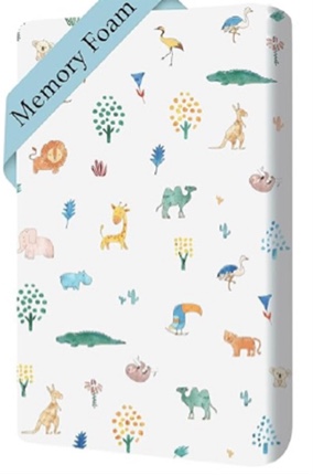 Baberooklin Pack and Play Mattress 38” by 24” Jungle Theme