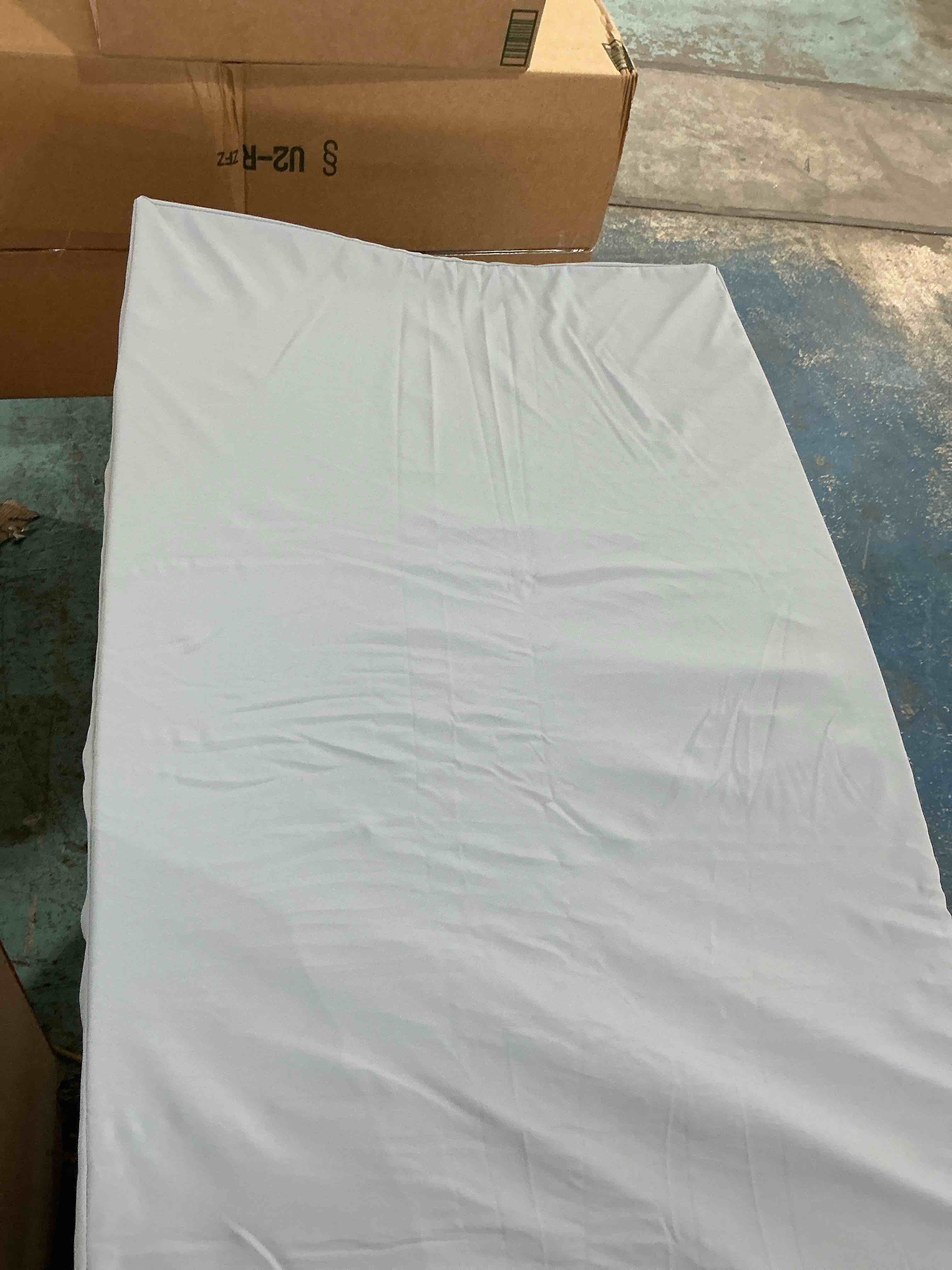 Condition photo showing Good Condition for outdoor bench cushions for outdoor furniture, 48x18x3 inch, waterproof bench pillow, fade resistant long bench seat pads for garden, indoor, porch swing, navy blue navy blue 48×18×3 inch