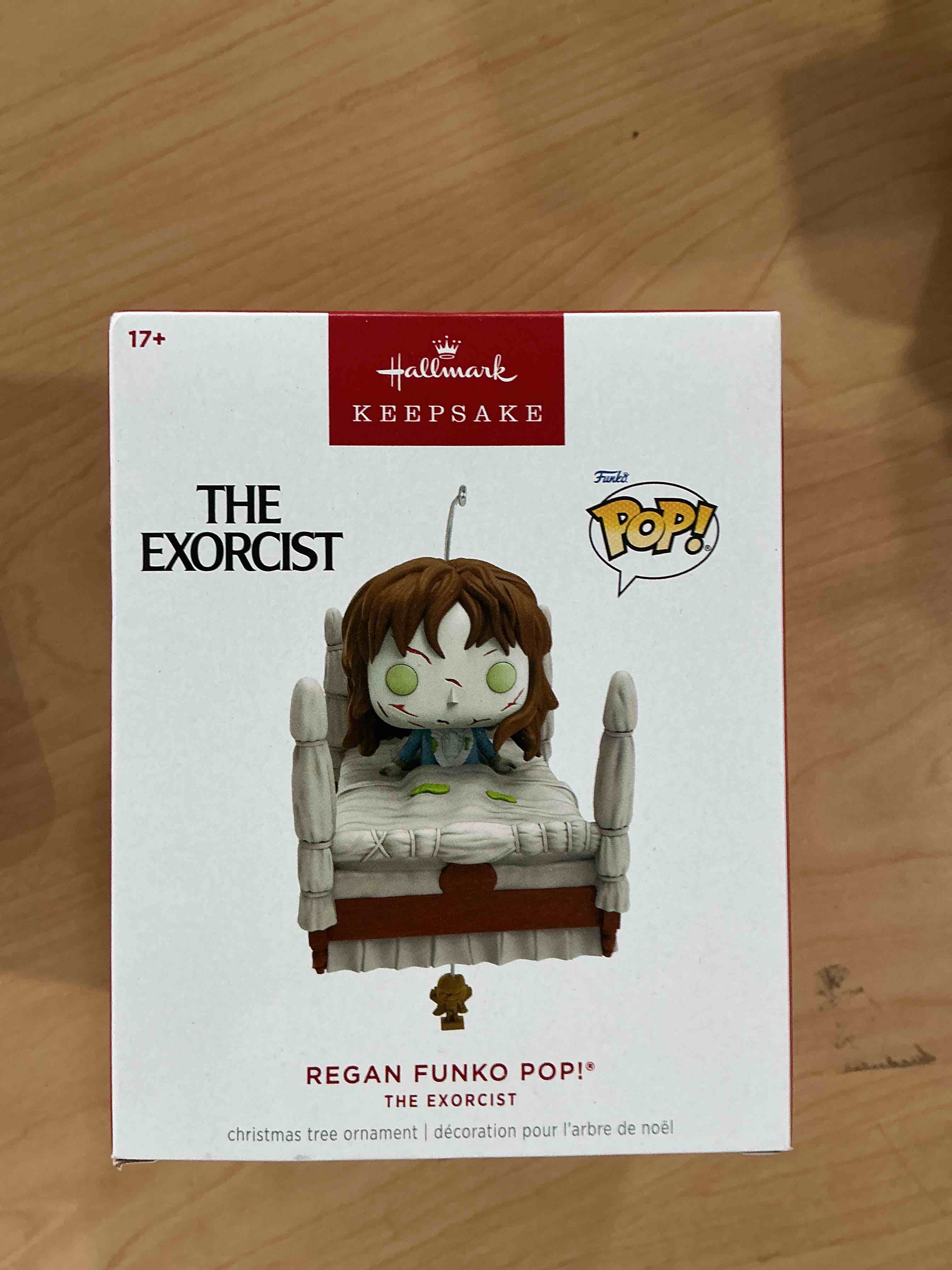 hallmark keepsake christmas ornament, the exorcist regan funko pop! with motion, gifts for horror mo
