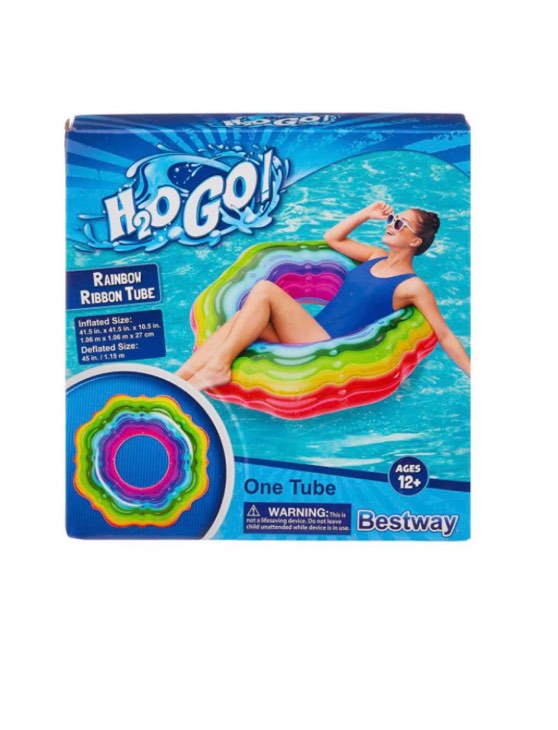 h2ogo! rainbow ribbon tube float