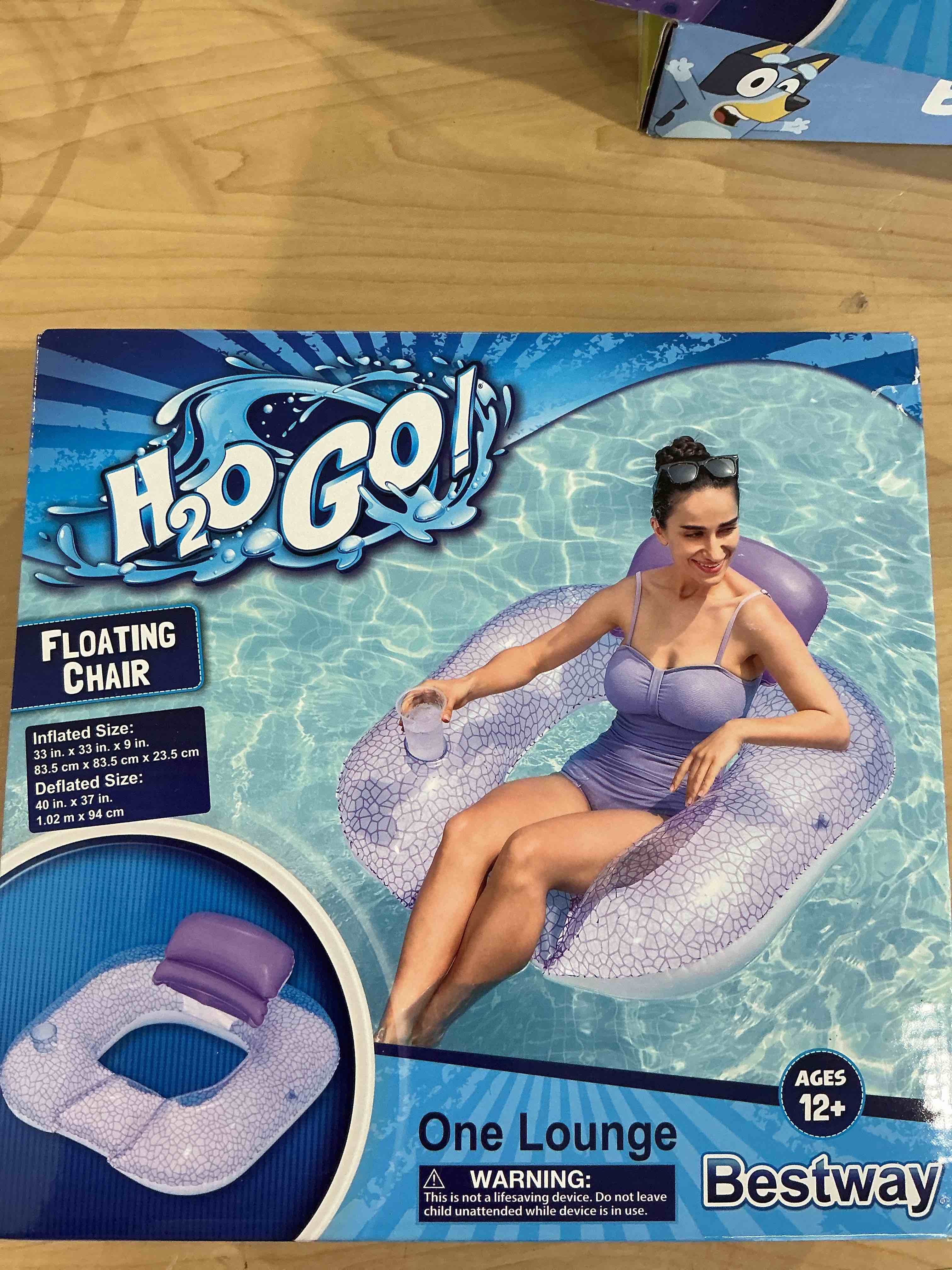 Condition photo showing New/Like New for h2o go floating chair, purple