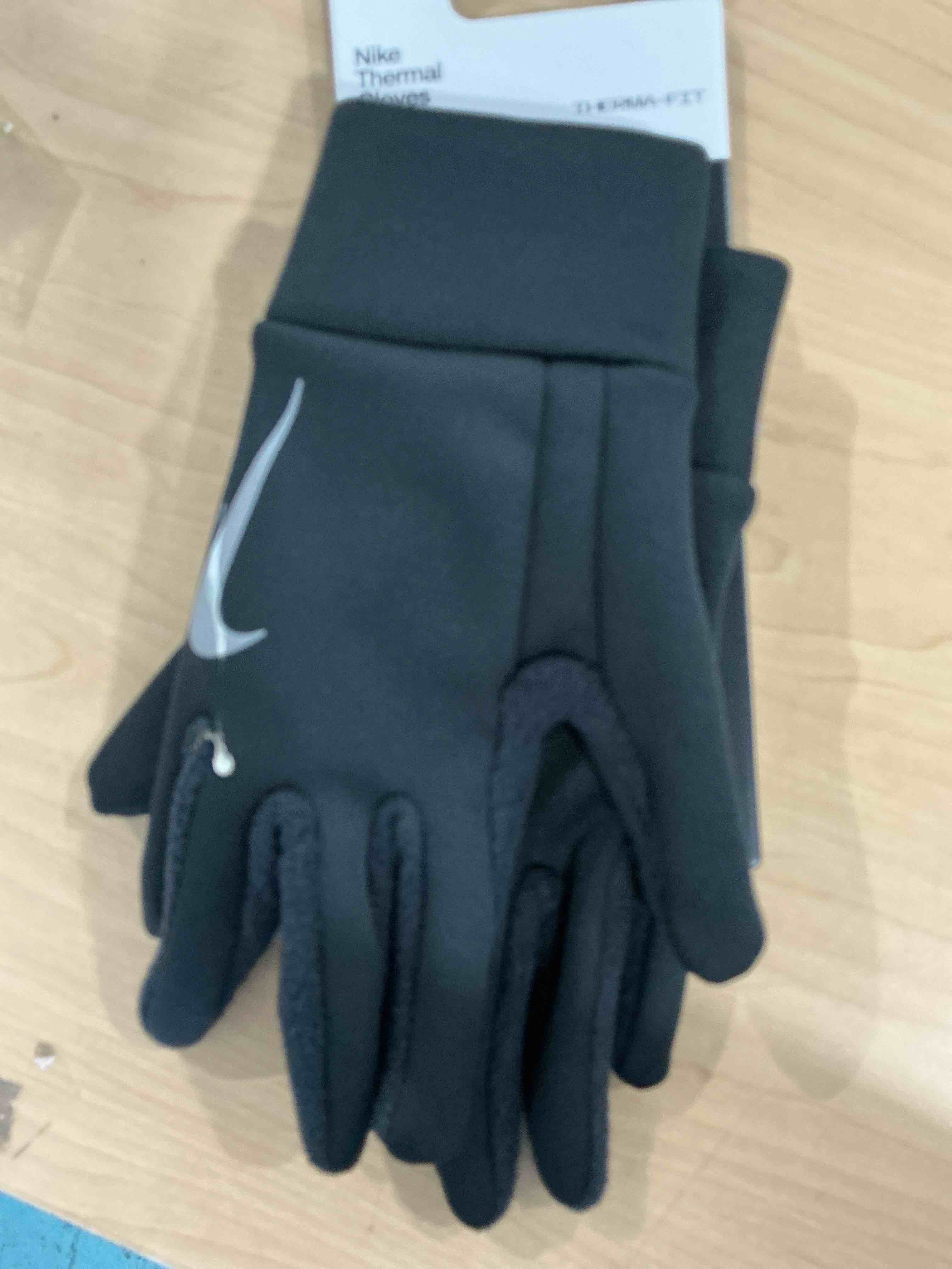 Condition photo showing New/Like New for nike adult thermal running gloves (black(n1000723082-001), large)