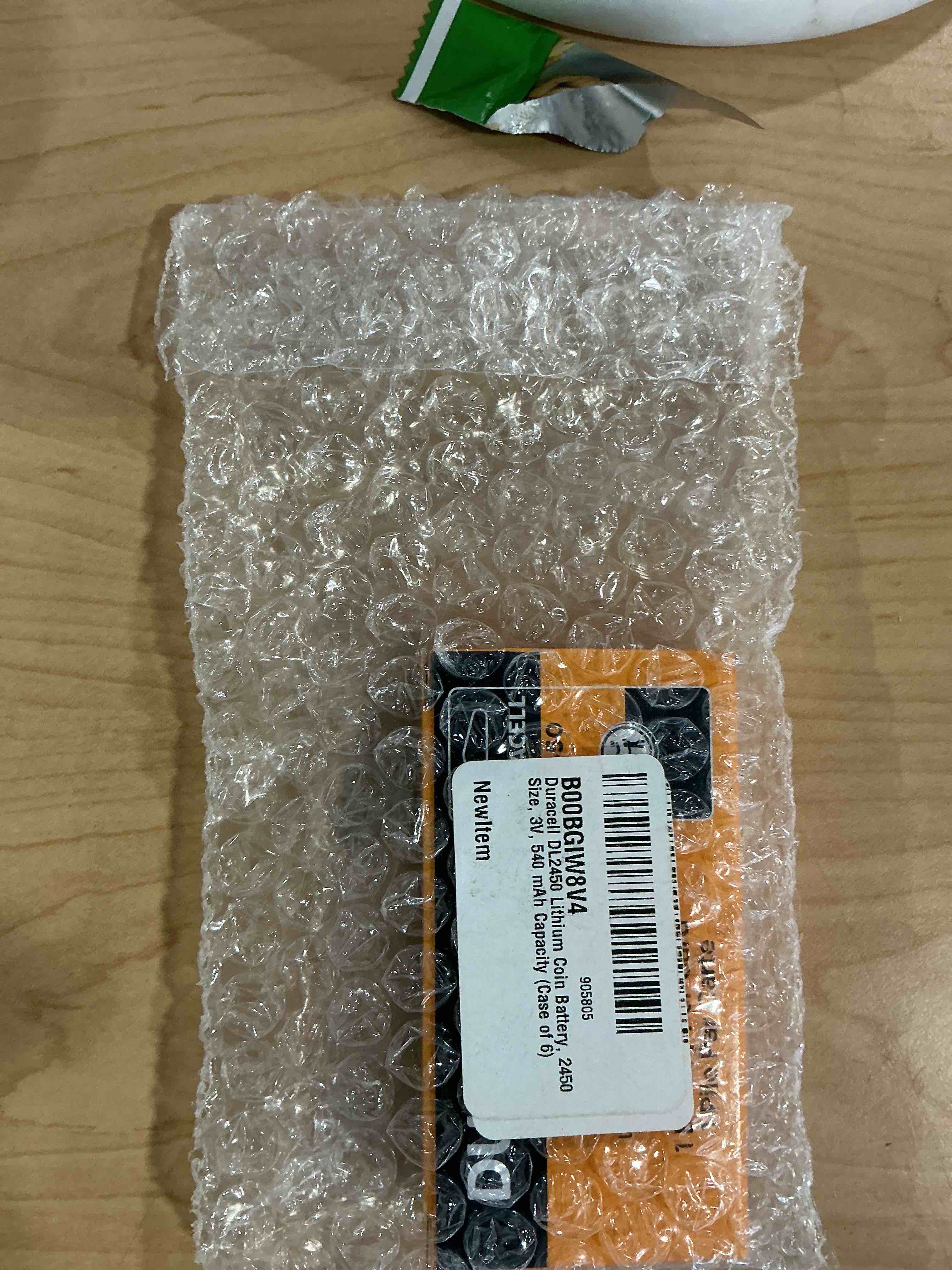 Condition photo showing New/Like New for duracell dl2450 lithium coin battery, 2450 size, 3v, 540 mah capacity (case of 6) 6 2450