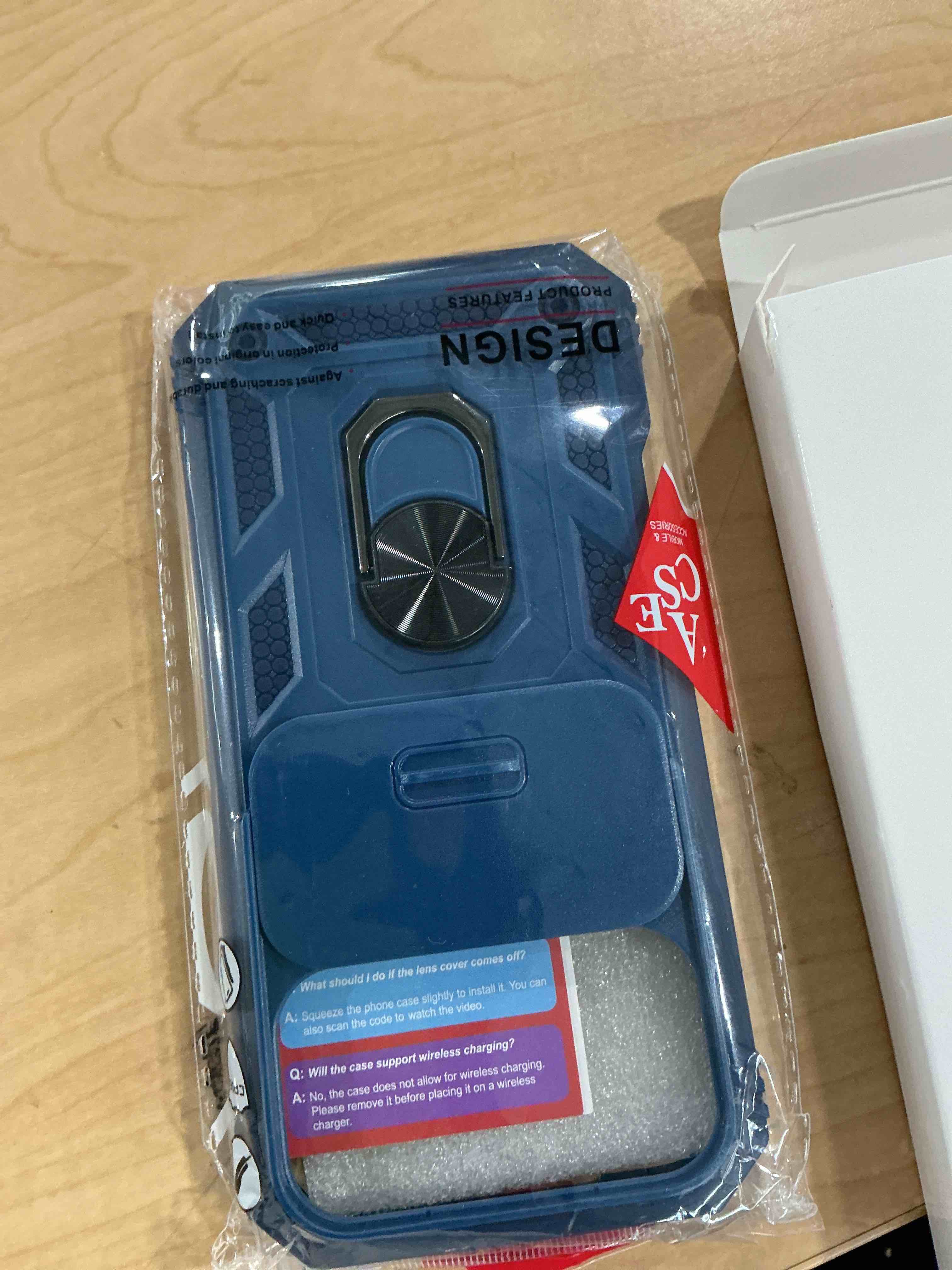 Condition photo showing New/Like New for chlingnan for iphone 17 pro max case with all-angle rotating kickstand & sliding camera cover - heav
