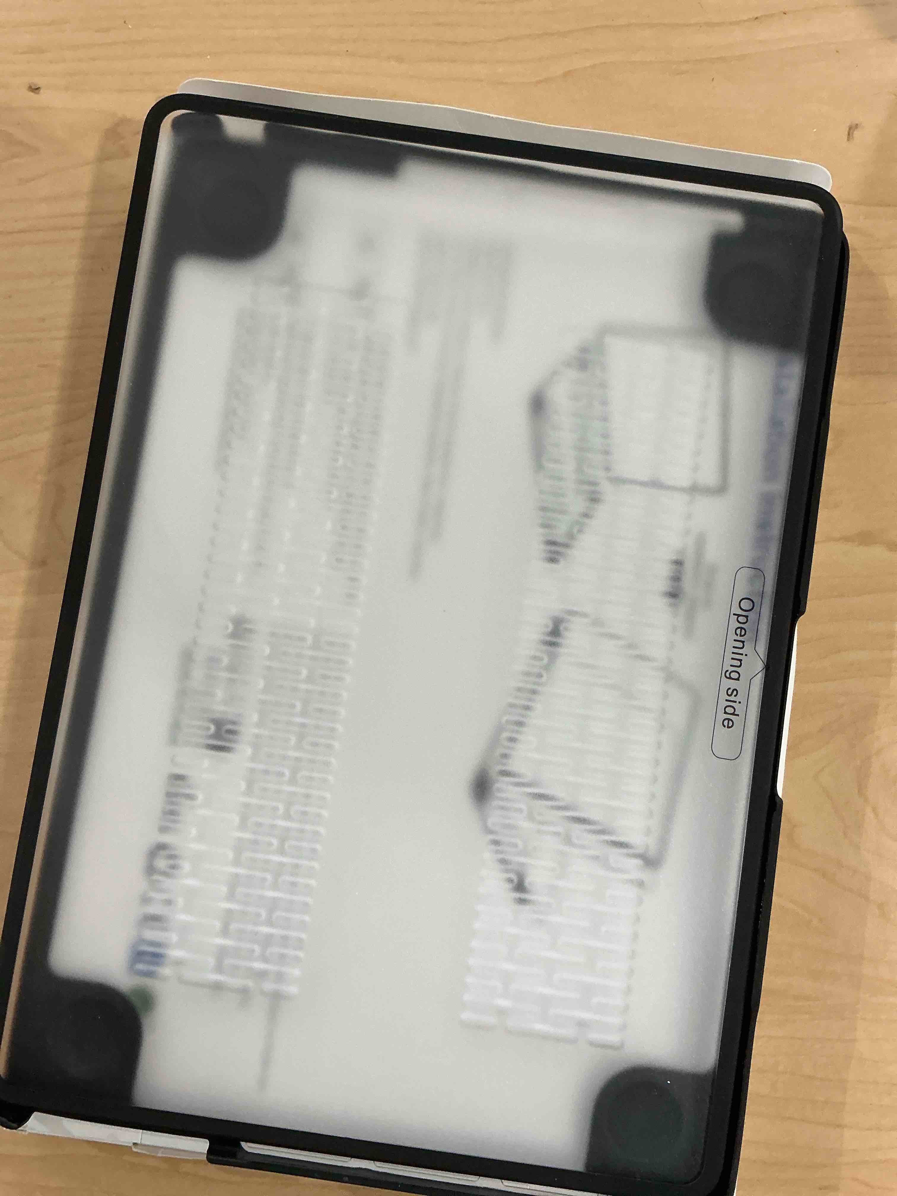 Condition photo showing Good Condition for BlueSwan Anti-Cracking Hard Shell Case Compatible with MacBook Air 13 inch M4 M3 M2 2025 2024-2022 A3240 A3113 A2681, Soft TPU Bumper PC Base for Air 13.6 inch, Frosted Clear