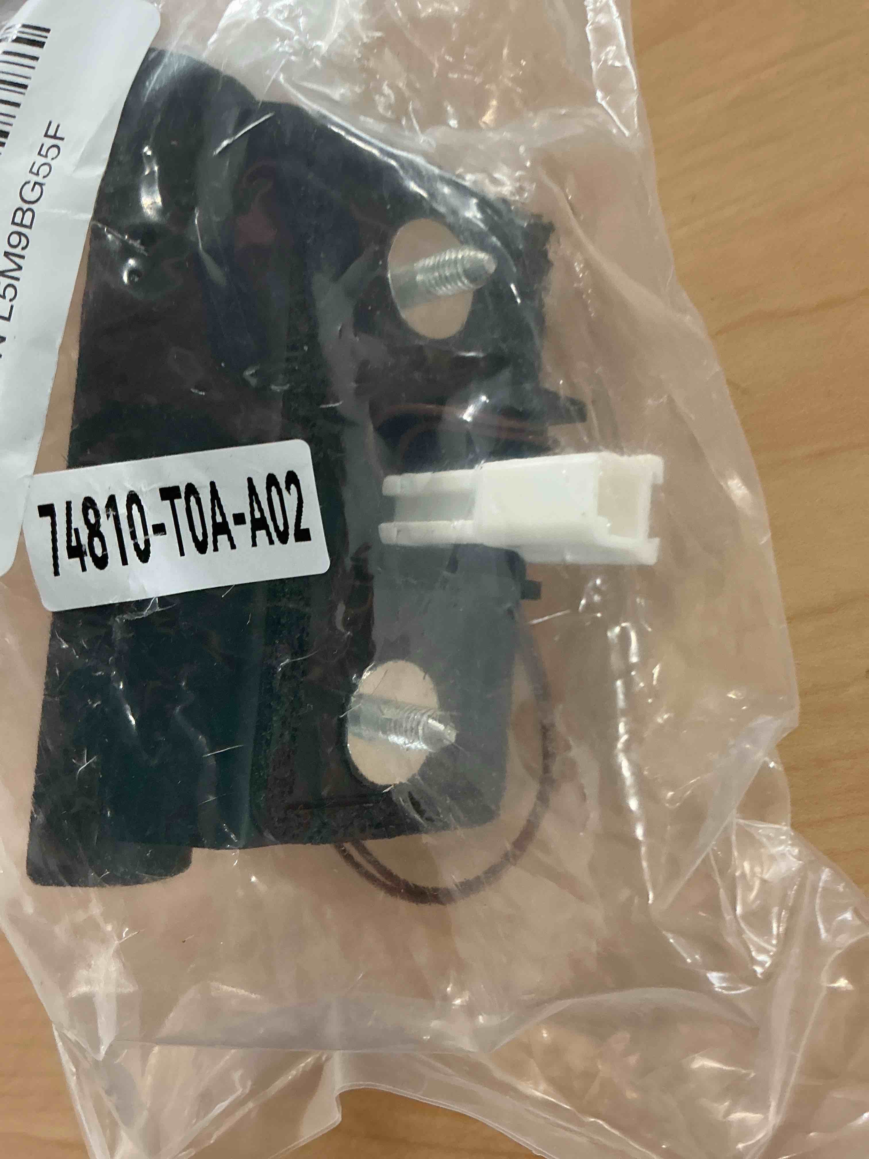 Condition photo showing Good Condition for 74810-T0A-A01 Trunk Tailgate Release Switch, Replacement for Honda CR-V 2012 2013 2014 2015, Replaces 74810-T0A-A02 74810T0AA02 74810T0AA01