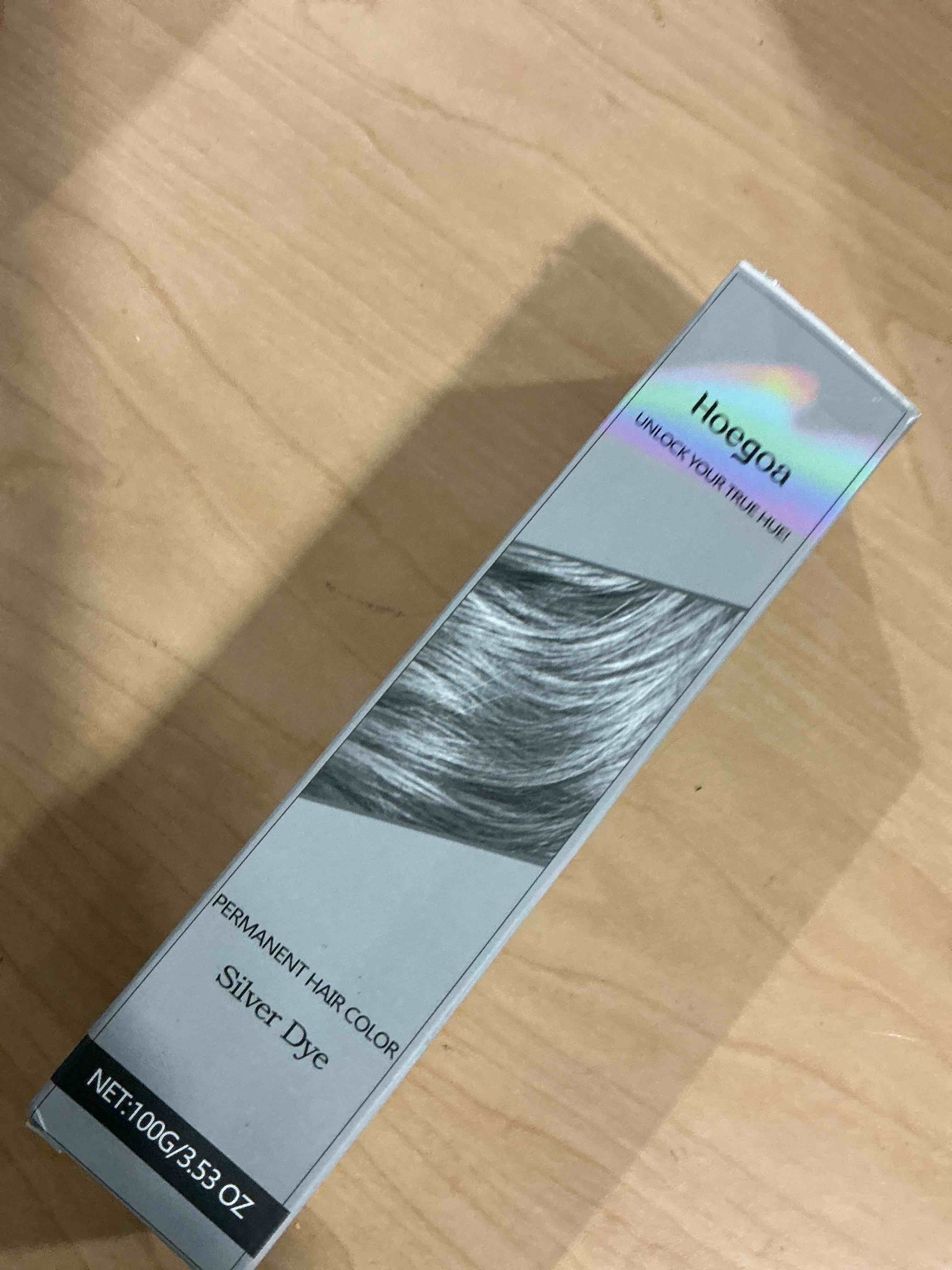 Condition photo showing Good Condition for Silver Hair Dye - Silver Color for Dark Hair, Plant-Infused Temporary Vibrant Shade(2PCS)