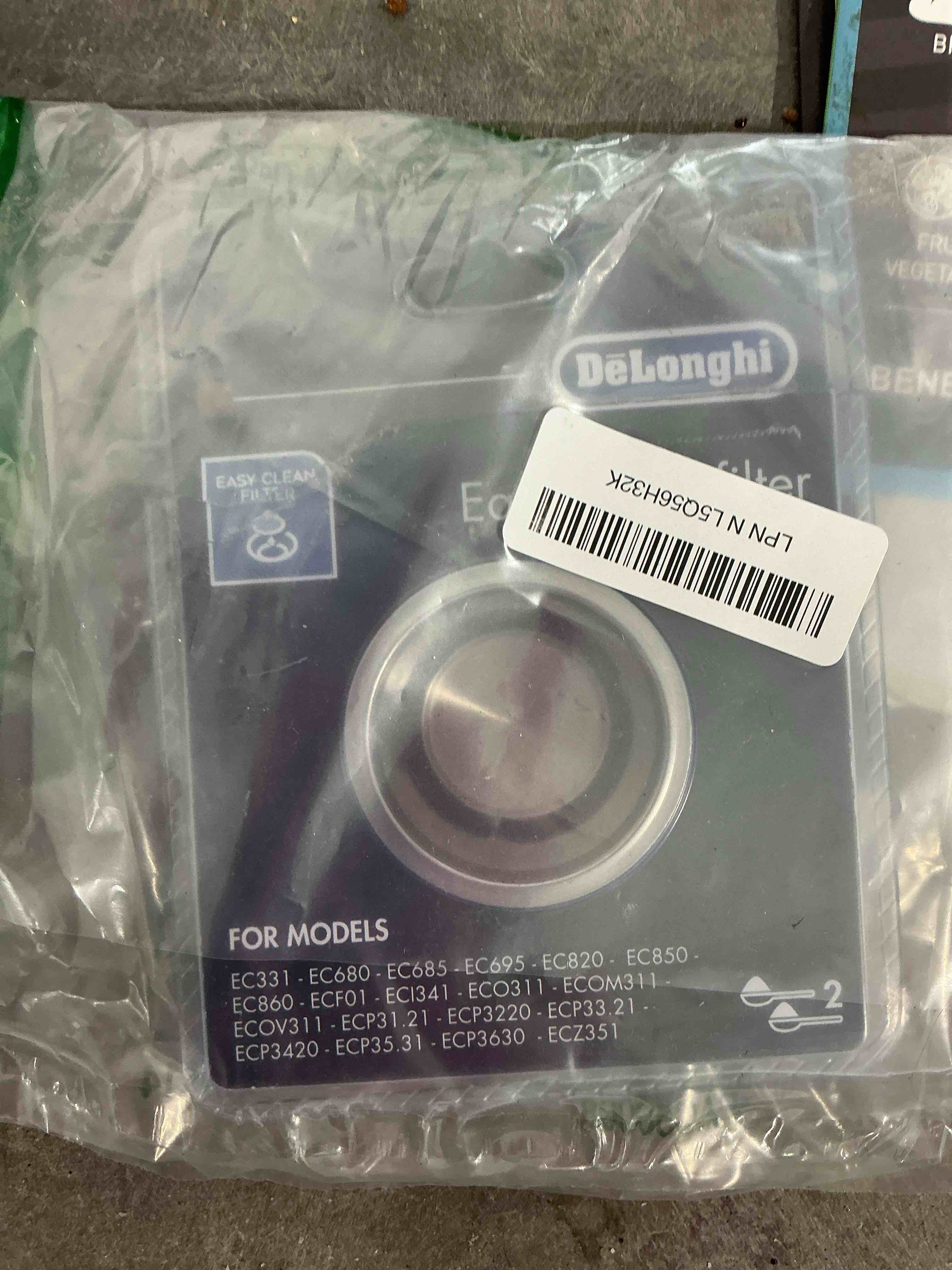 Condition photo showing Good Condition for Easy Clean Filter 2 Cups (2x Dose) For Delonghi Automatic Cappuccino Coffee Machine