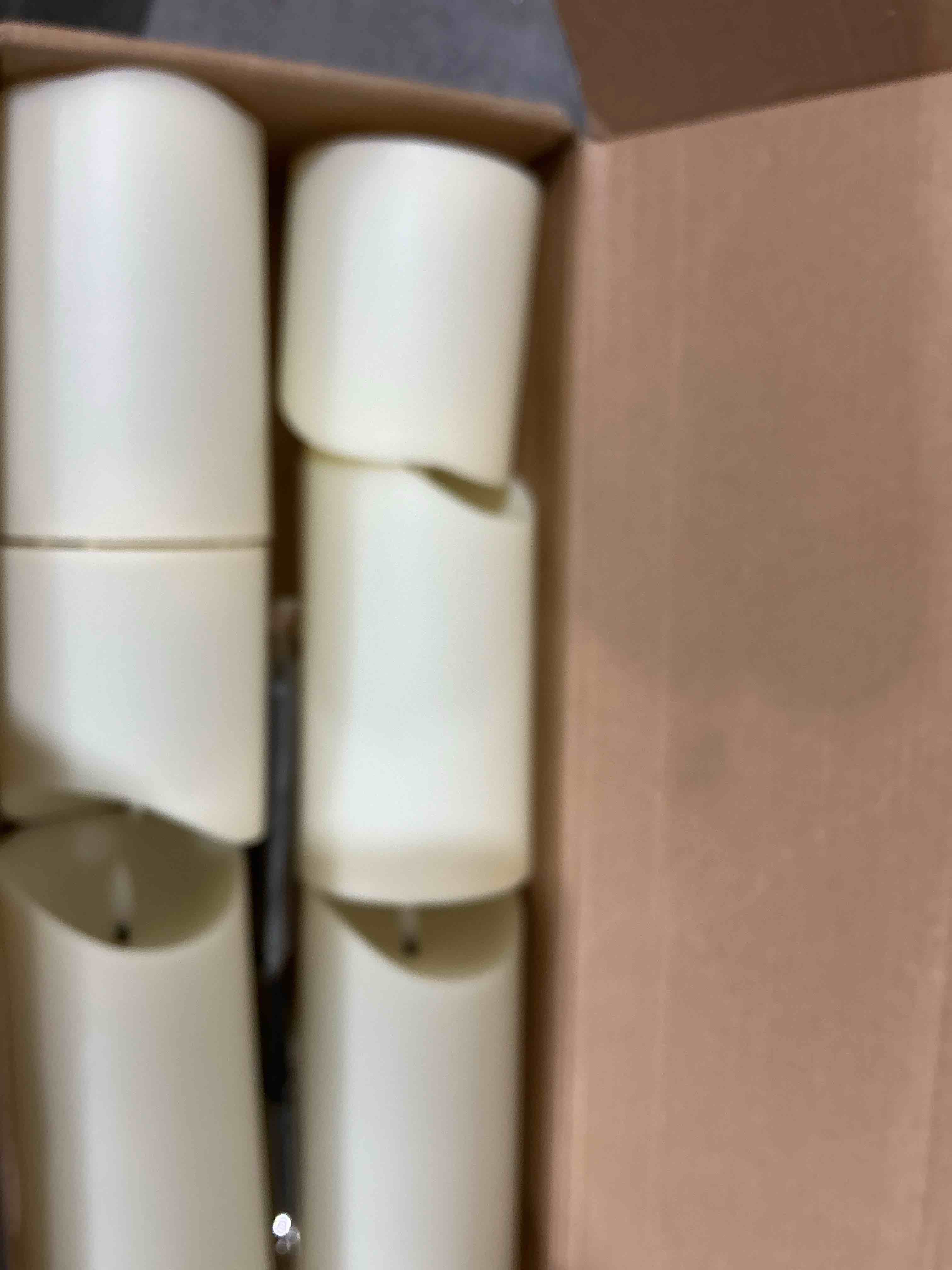 Condition photo showing Good Condition for Fo32won Flameless Flickering Candles with Remote Timer, Set of 6 Ivory Led Battery Operated Candles for Home Decor Xmas Halloween (D3 x H3 3" 4" 5" 6" 7")