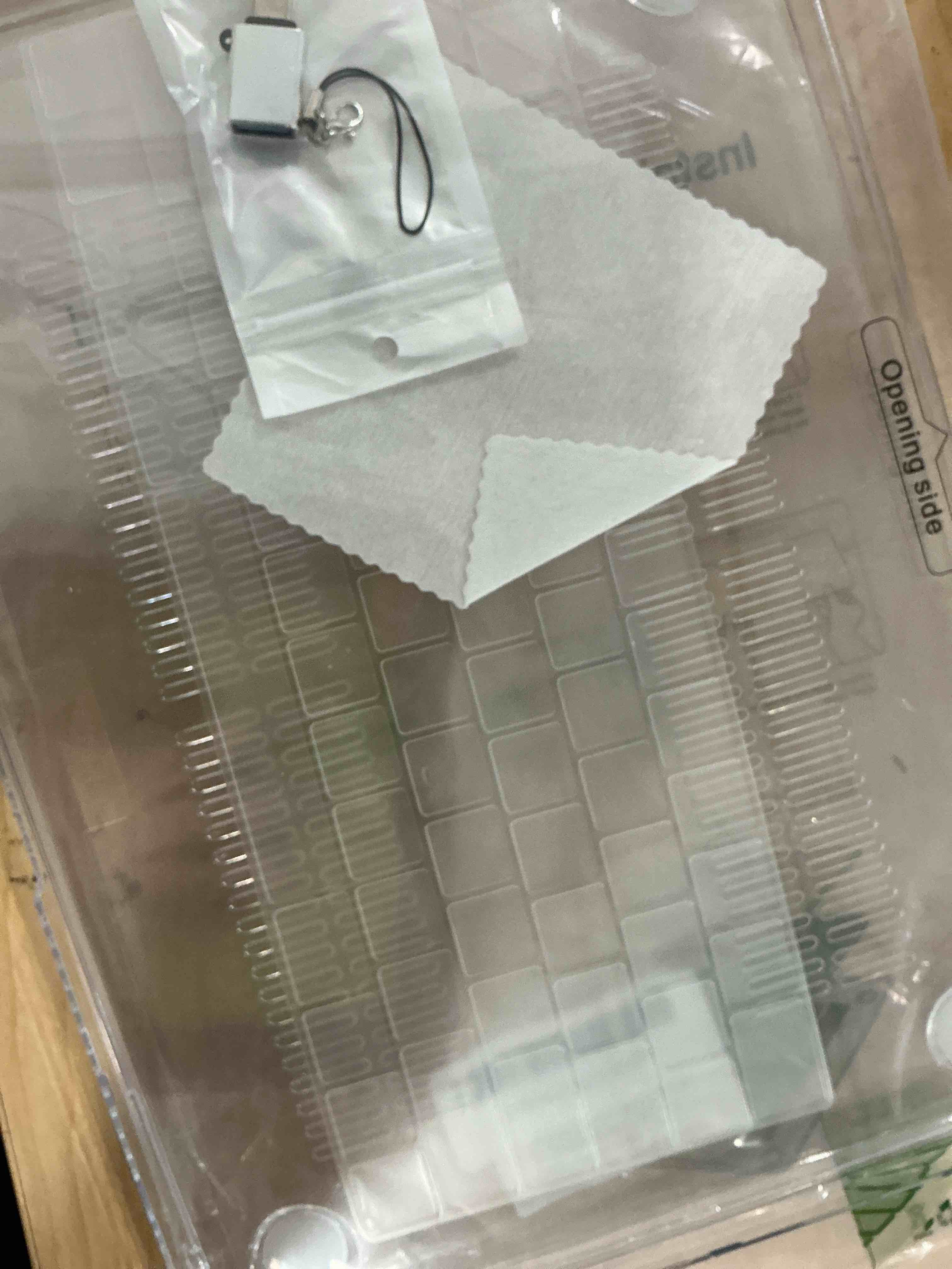 Condition photo showing Good Condition for EooCoo Compatible with MacBook Air 13 inch Case 2025 2024-2022 M4 M3 M2 Model A3240 A3113 A2681, Mac Air 13.6 inch Transparent Hard Shell & Keyboard Cover & Screen Film & Type-C, Shiny Crystal Clear