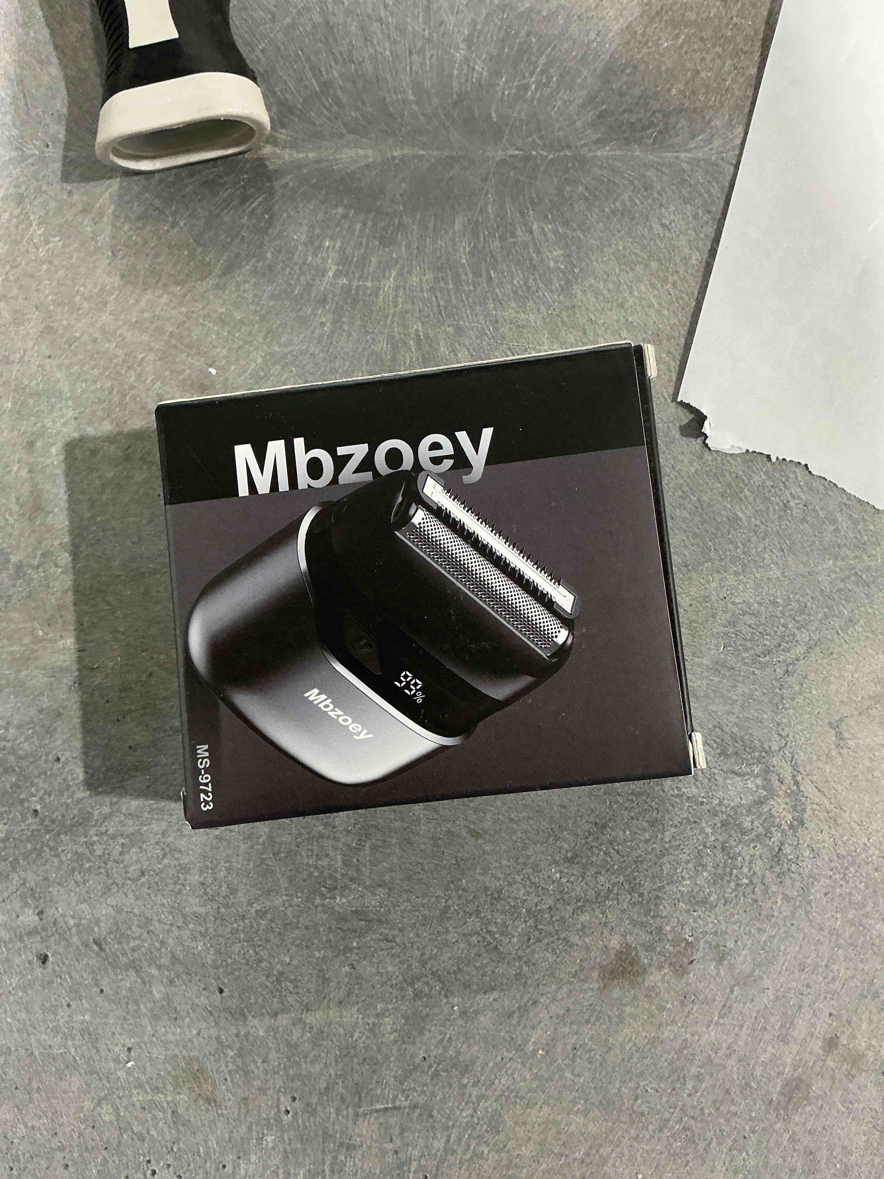 Condition photo showing New/Like New for Mbzoey Electric Foil Shavers for Men: Mini Electric Razor for Face - IPX7 Waterproof Cordless Razor with LED Display & Fast Charge - Micro-Comb Technology & Precision Blades Sanded Grey