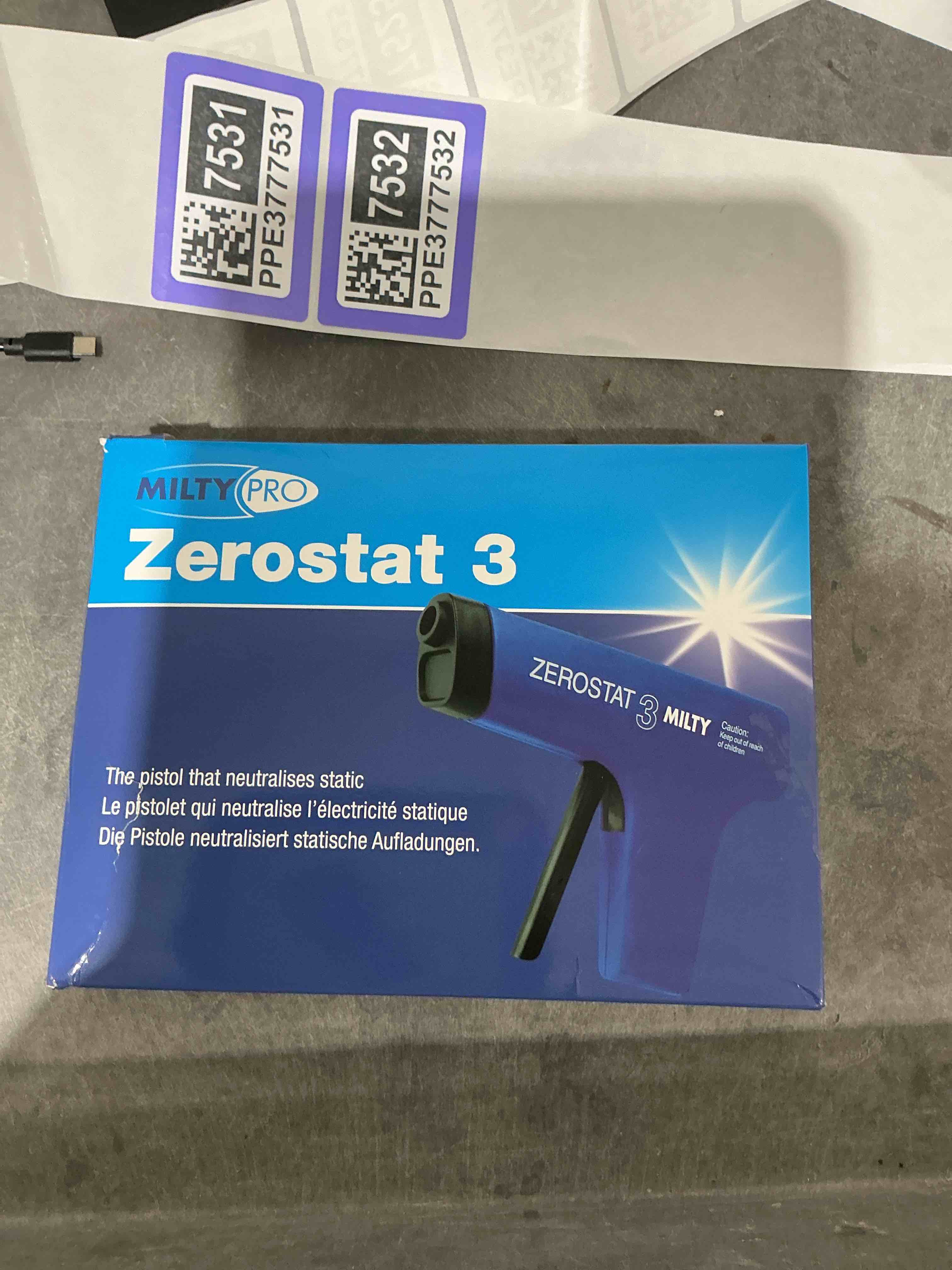 Condition photo showing New/Like New for Milty Zerostat Anti-Static Device