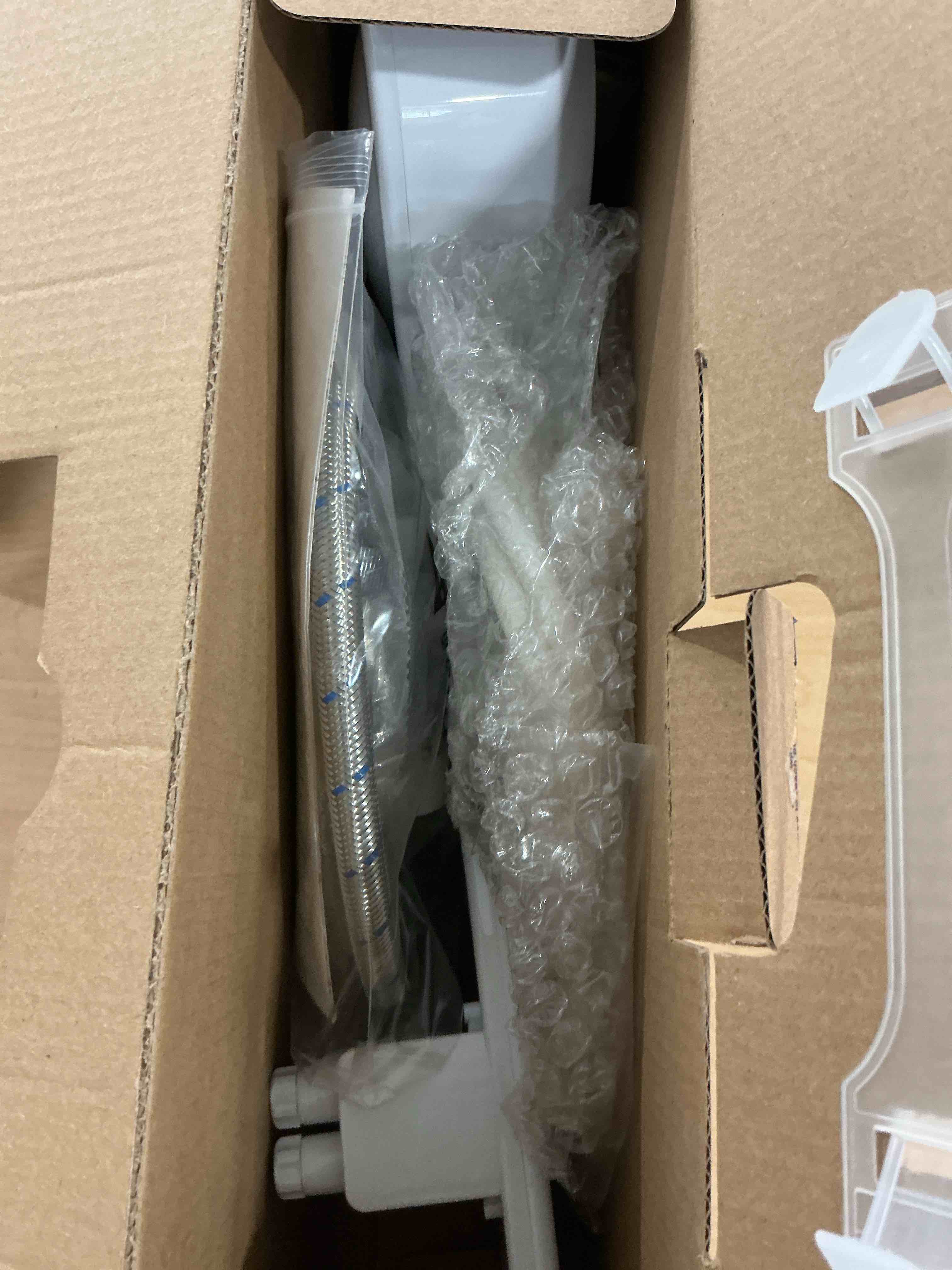 Condition photo showing Good Condition for Hibbent Bidet Attachment for Toilet, Self Cleaning Dual Nozzle, Hot & Cold Water Spray Non-Electric Mechanical Bidet Toilet Seat for Rear or Female Washing Sanitizing, Adjustable Water Pressure, White