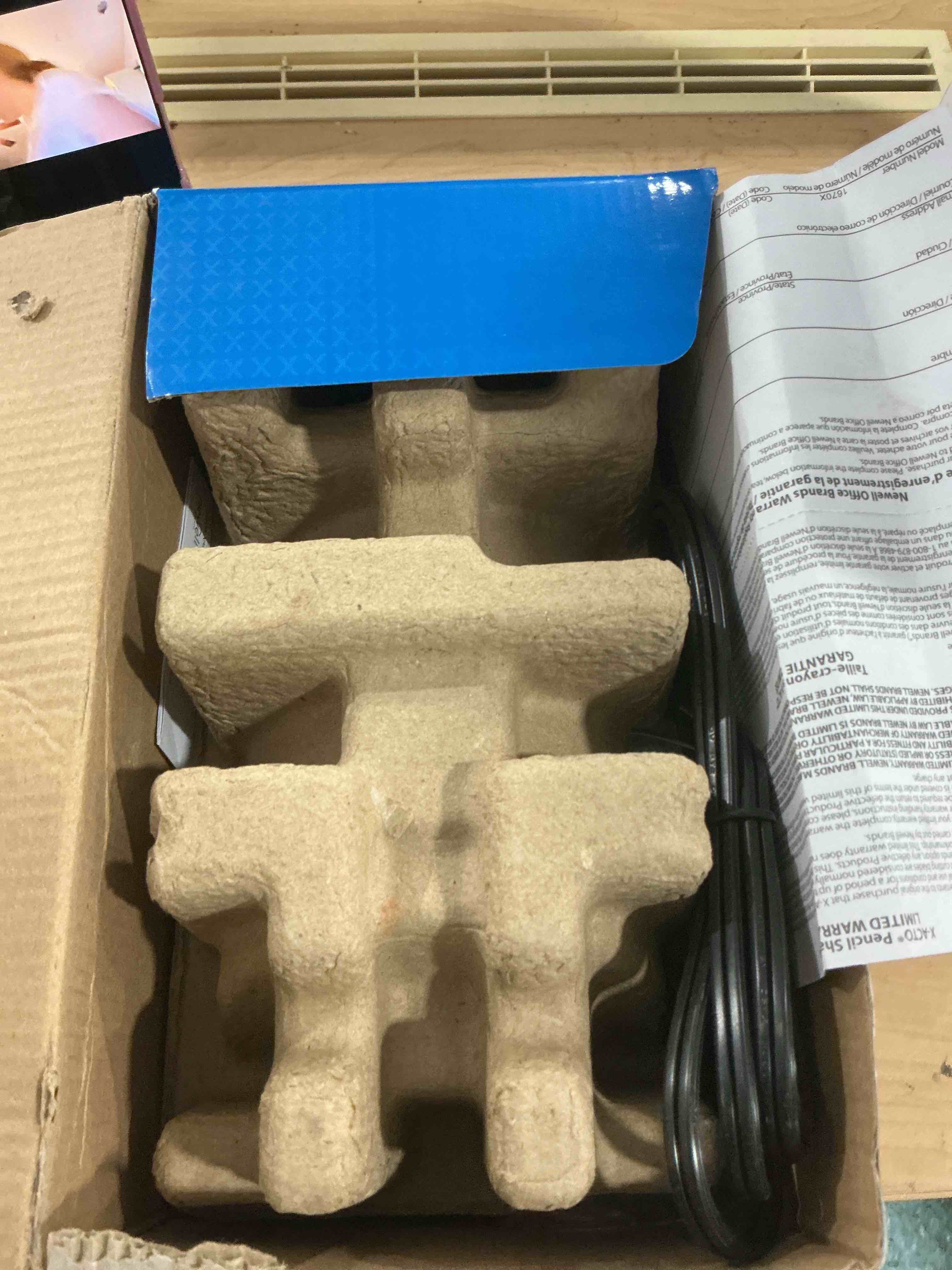 Condition photo showing Good Condition for X-ACTO Pencil Sharpener, School Pro Electric Pencil Sharpener, With Six Size Dial, XL Shavings Bin, Black, 1 Count - Heavy Duty, Teacher and School Supplies