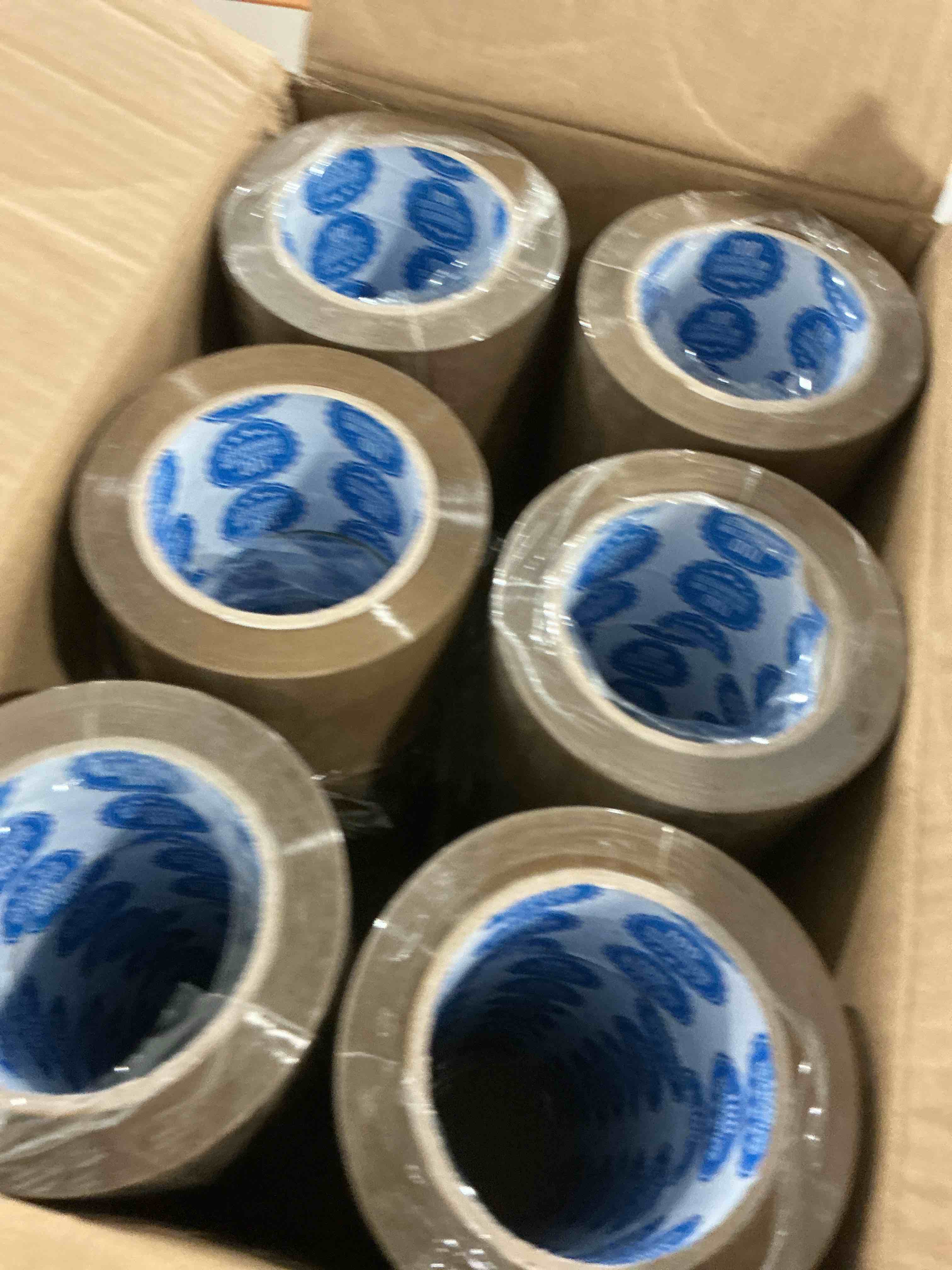 Condition photo showing New/Like New for Packaging Tape 3 inch Wide 110 Yards Heavy Duty - 24 Rolls Brown Shipping Tape for Packing, Strong Adhesive Carton Sealing Tape for Moving and Mailing Boxes, Commercial Grade Packing Supplies