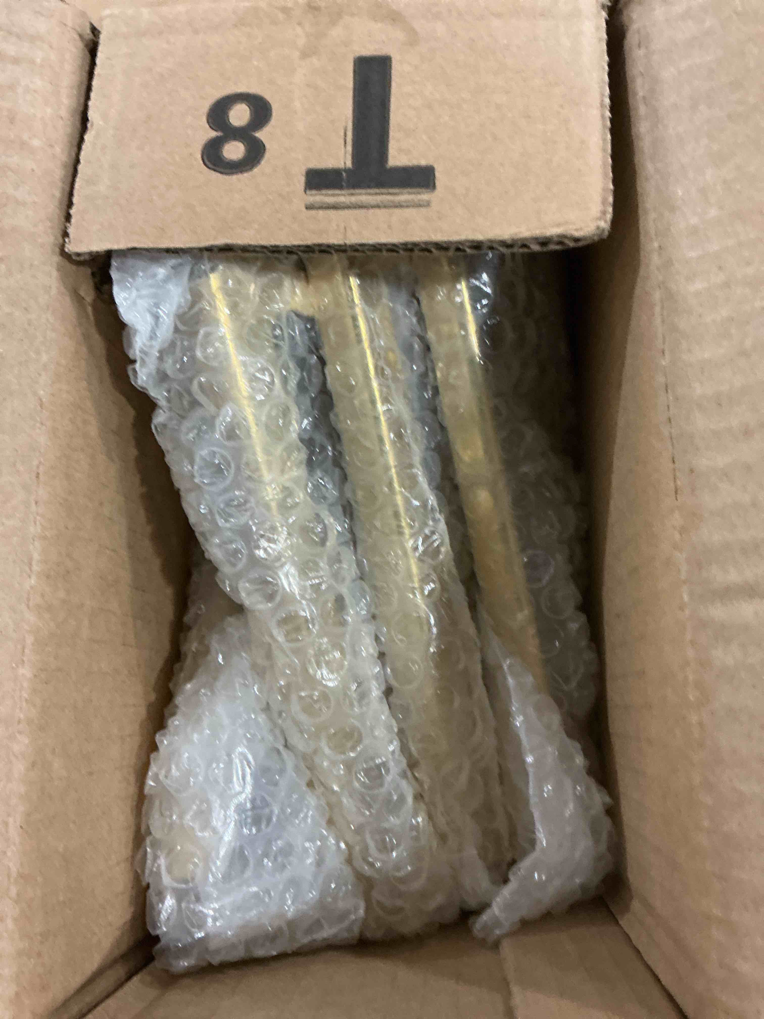Condition photo showing Good Condition for 6 Inch Gold Furniture Legs Set of 4, Modern Metal Furniture Feet with Floor Protectors, Heavy Duty Table Dresser Legs for Cabinet Sofa Feet DIY Replacement, Max Load 1322 Lbs