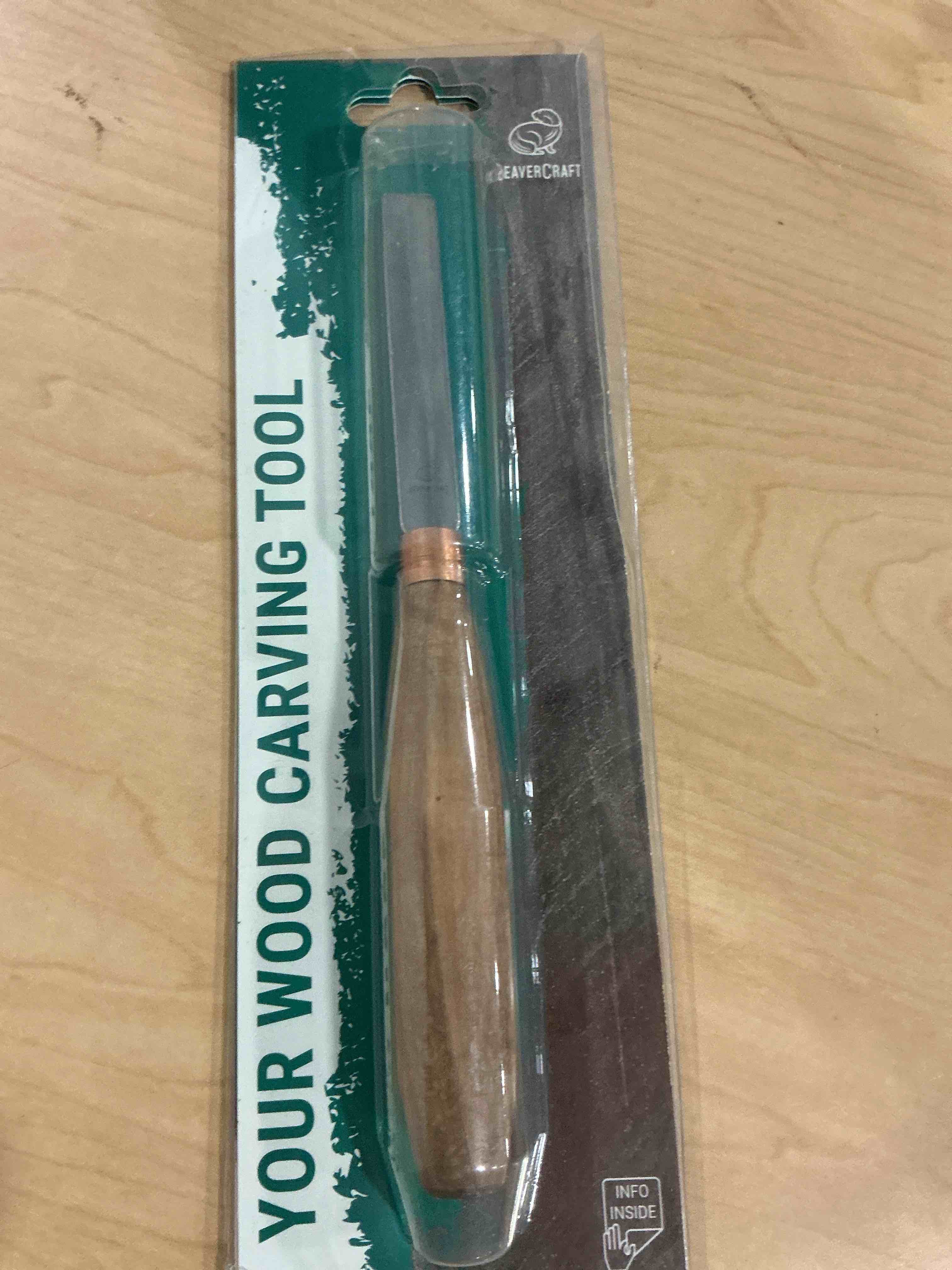 Condition photo showing Good Condition for BeaverCraft Wood Carving Gouge K5/12 Woodworking Hand Chisel Compact Wood Carving Knife for Beginners and Profi