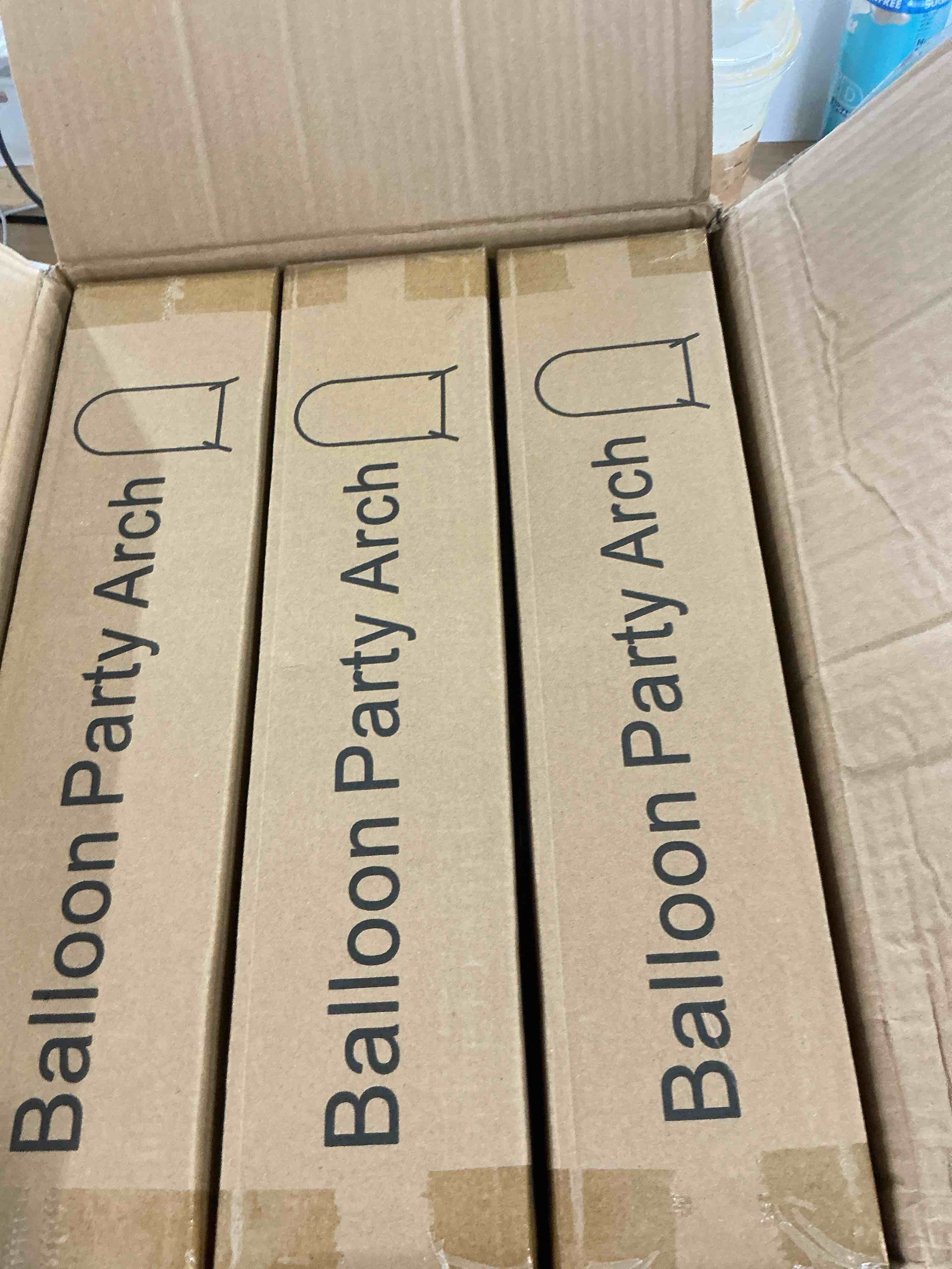 Condition photo showing Good Condition for DDMY Arch Backdrop Stand, Gold Metal Balloon Arch Stand 7.2FT for Wedding Ceremony Birthday Party Baby Shower Graduation Ceremony Photo Backdrop Other Occasions Decoration 7.2FT Arch Backdrop Stand