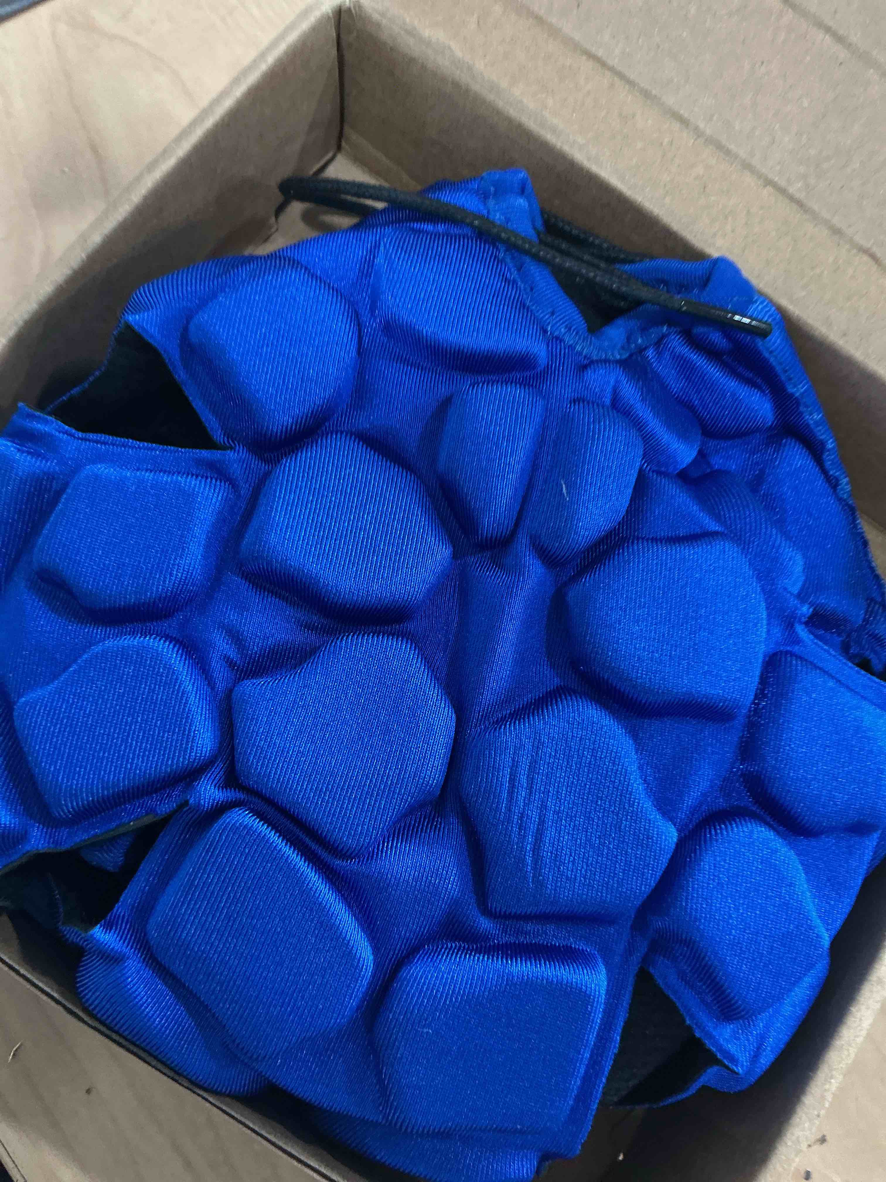 Condition photo showing Good Condition for rugby headguard headgear for youth & adult adjustable 7v7 flag football soccer sports anti-collision cap riding skateboard (l)
