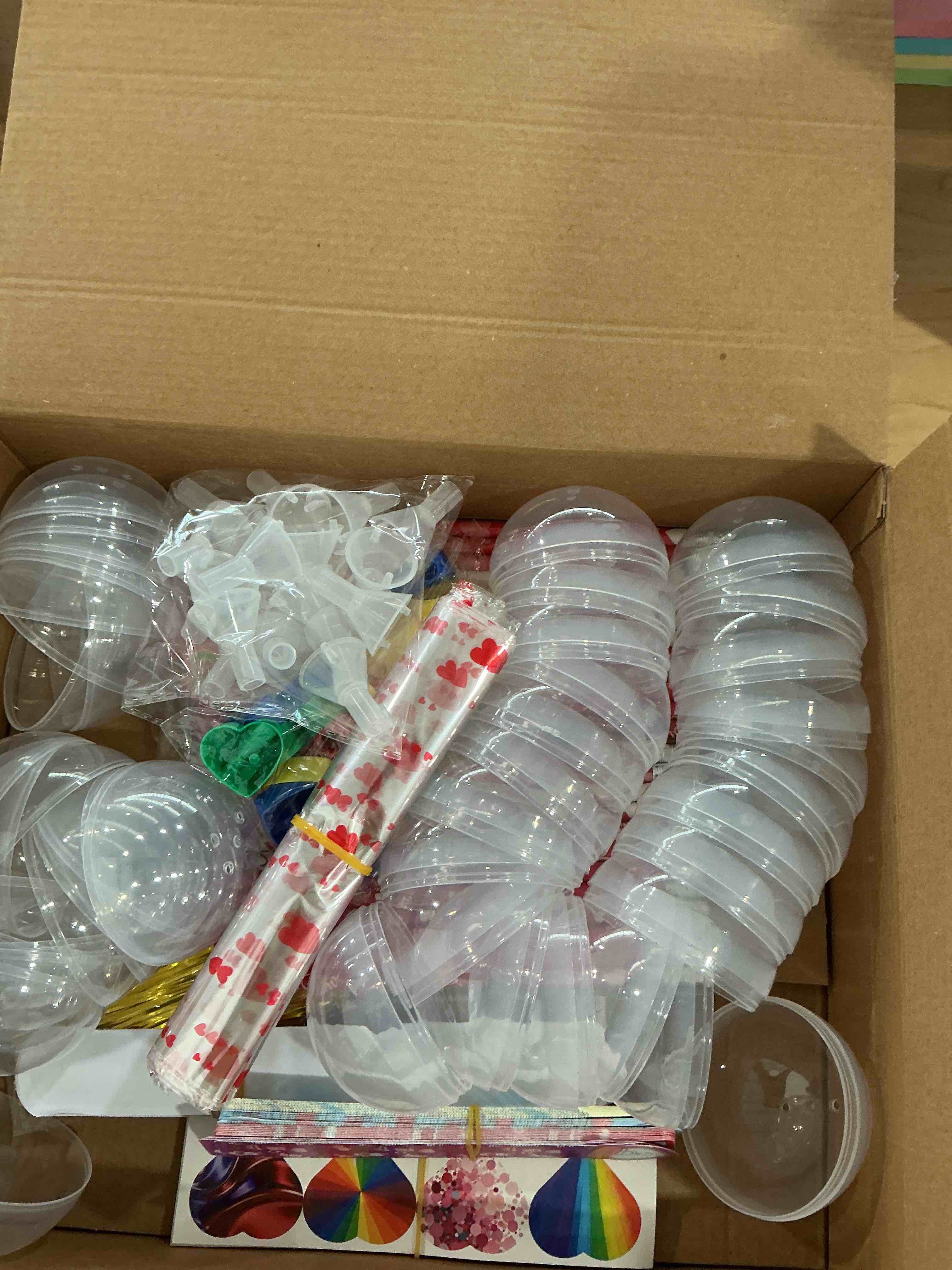 Condition photo showing Good Condition for valentines day gifts for kids - 24 pack lollipop-shaped stationery set with heart cards, pencils, stickers, erasers, sharpener for boys girls valentines classroom exchange cards, school party favors
