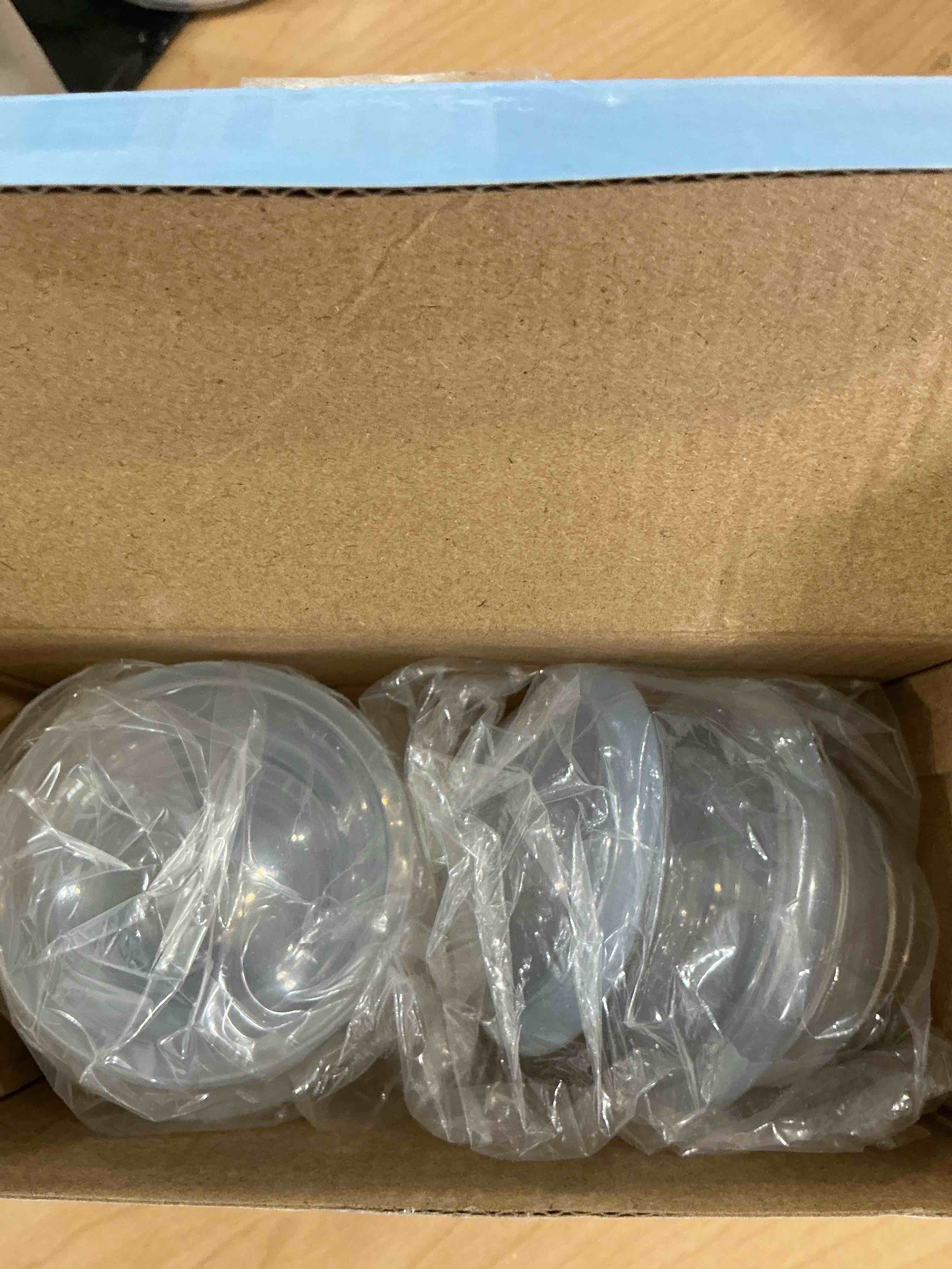 Condition photo showing Good Condition for eiito cupping therapy sets -silicone cups set firm (6 cups) professional massage tool for muscle soreness pain relief body neck knee, deep muscle massager, anti cellulite joint pain (clear)