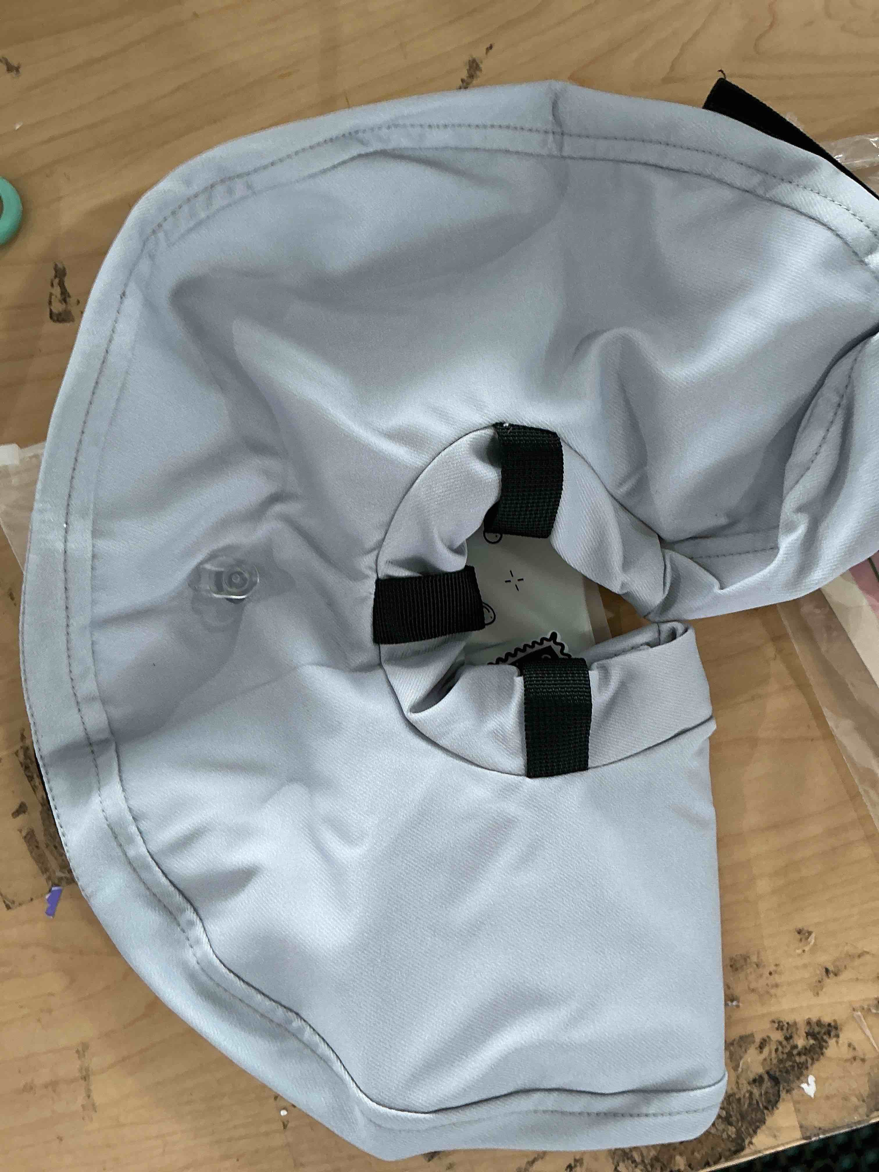 Condition photo showing Good Condition for supet inflatable dog cone collar for large medium small dogs, soft cone collar for dogs cats, ecollar doggie neck donut dog cone alternative after surgery solid grey m(neck 9"-12.5")