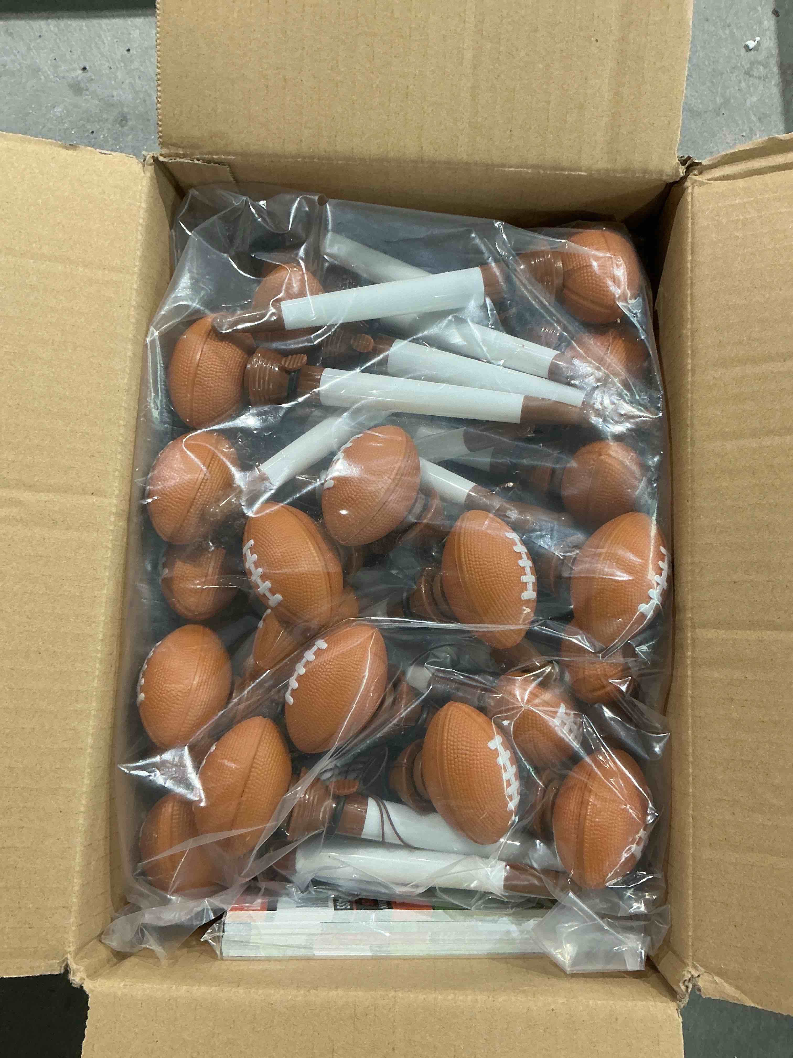 Condition photo showing New/Like New for 48 set valentine's day sports cards with ballpoint pen set - 2026 football pens sports cards for valentine's day school classroom kid exchange gift birthday party favor 48 football
