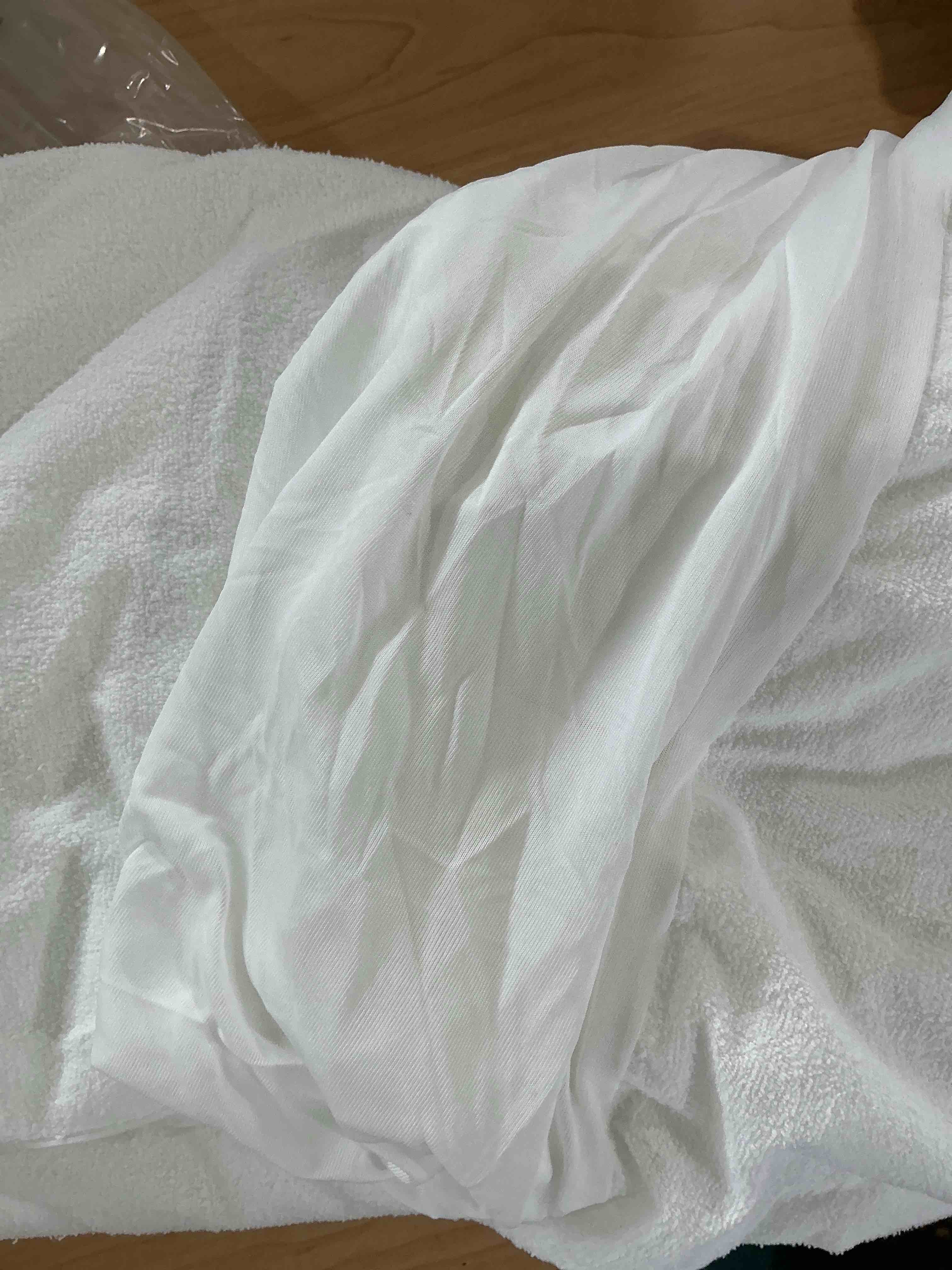 Condition photo showing Good Condition for utopia bedding waterproof mattress protector queen size, premium 200 gsm terry mattress cover, soft & breathable bed cover, fitted sheet style with stretchable deep pockets 17" (white) white queen