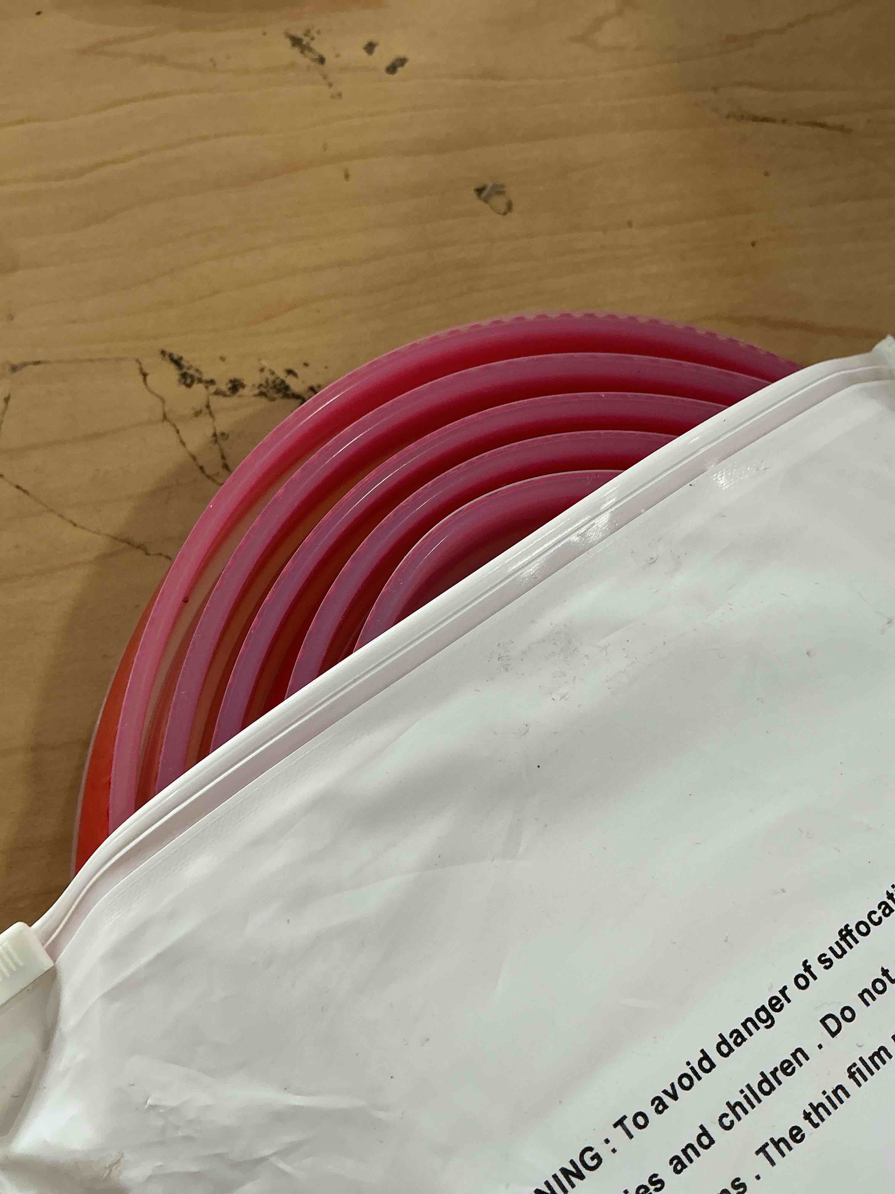 Condition photo showing New/Like New for 78inch shower threshold water dam barrier shower door bottom seal strip, silicone rubber kitchen sink splash guard, corner water retaining strip for countertop, bathroom (transparent) 78 inch transparent