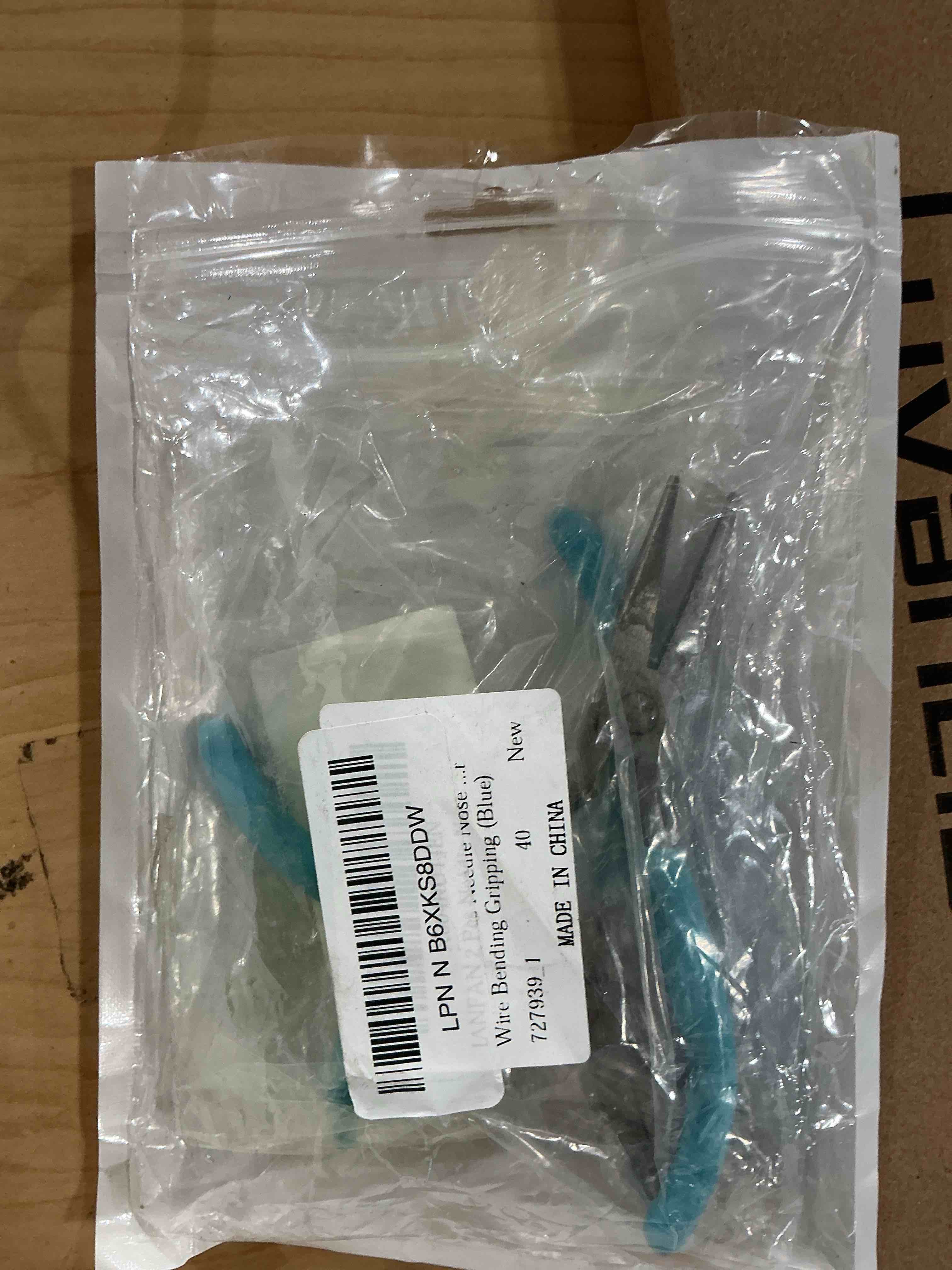 Condition photo showing Good Condition for 2 pcs needle nose pliers for jewelry making, 4.5 inch thin needles noses plier comfort grip small needle nose pliers for jewelry handmade craft repair wire bending gripping (blue)