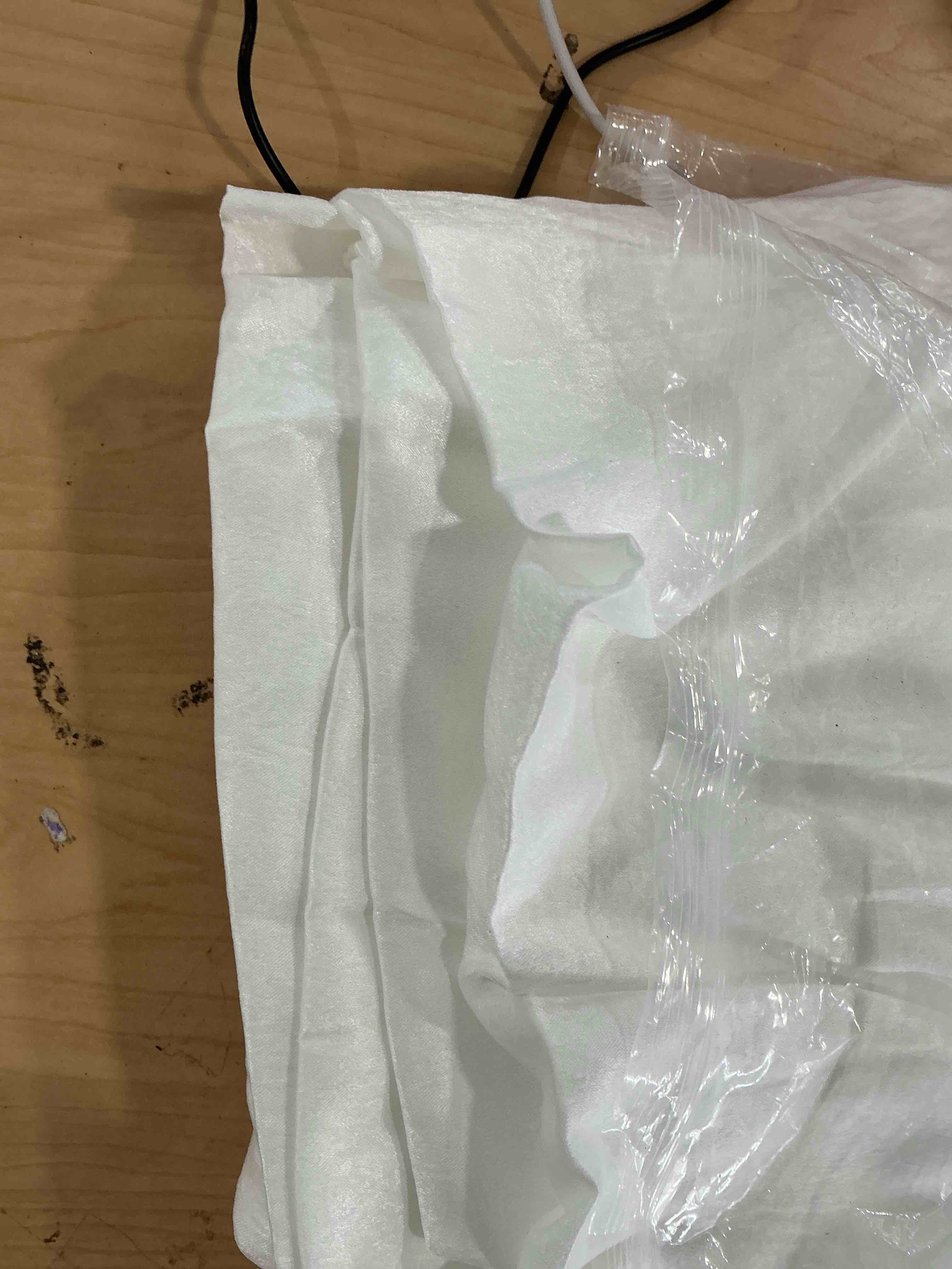 Condition photo showing Good Condition for white pinch pleated window sheer curtains 102 inches long 1 panels, luxury velvet soft touch opaque privacy, gently filter light but not-see-through window sheer panels drapes, 42"w x 102"l x2 white 42"w x 102"l (pack of 2)