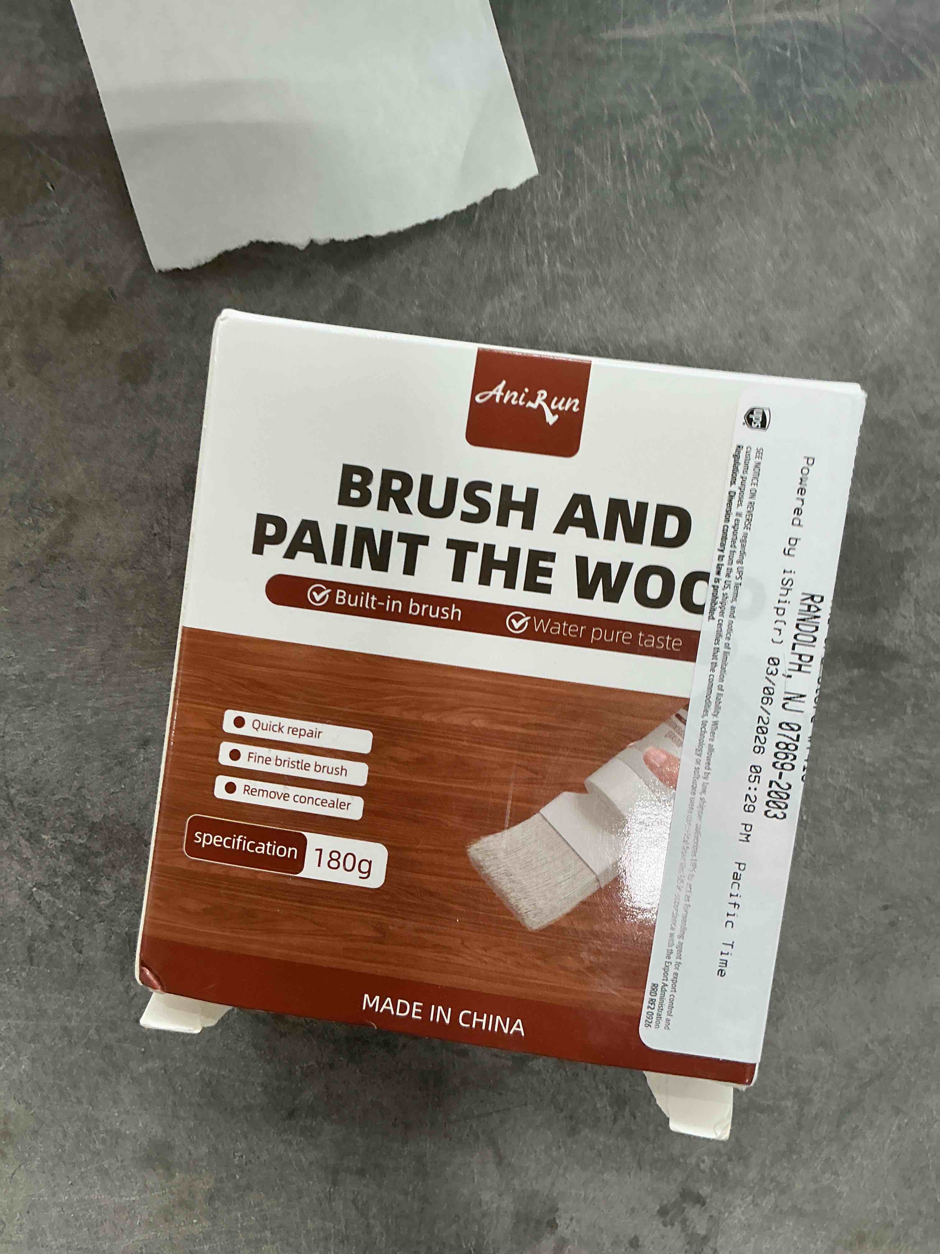 Condition photo showing New/Like New for all-in-one paint white, touch-up paint for furniture, cabinets, wood, metal no sanding, fast drying, water based multi surface, 6.35 oz